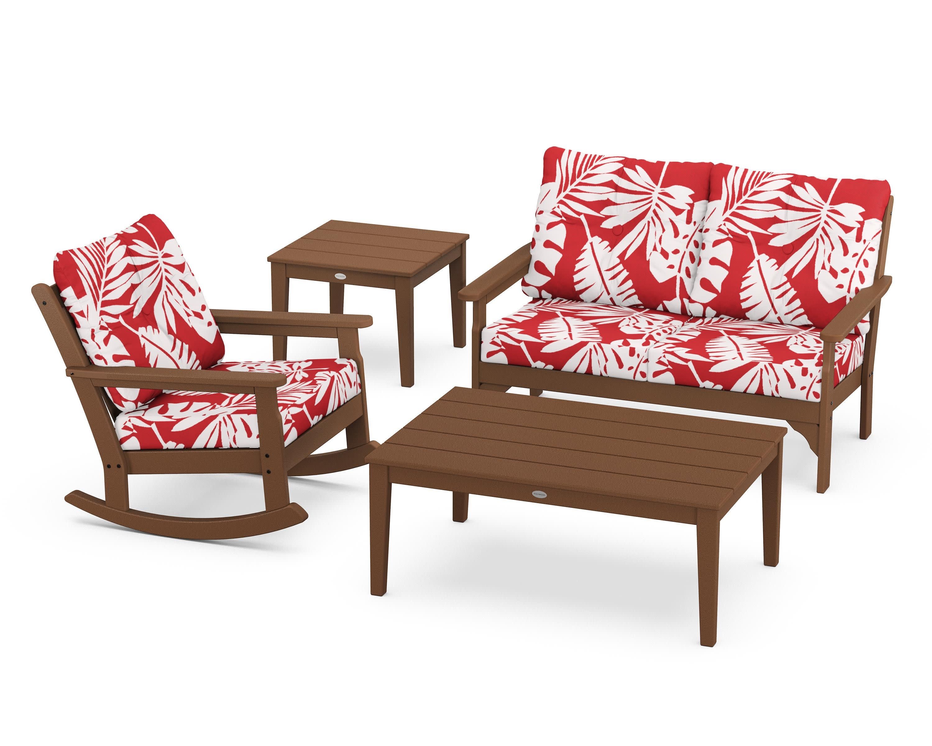 Vineyard 4-Piece Deep Seating Rocker Set - Image 226