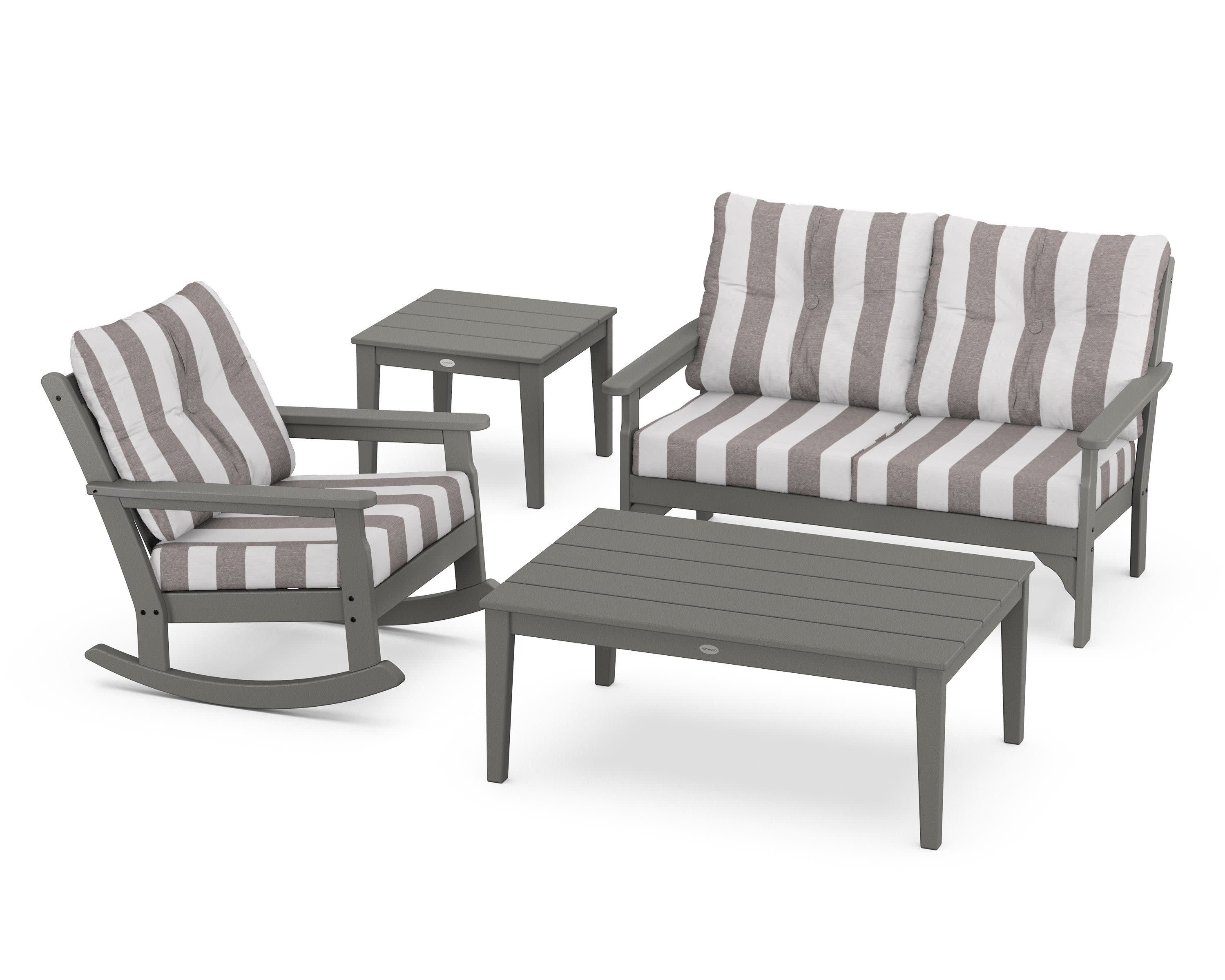 Vineyard 4-Piece Deep Seating Rocker Set - Image 32