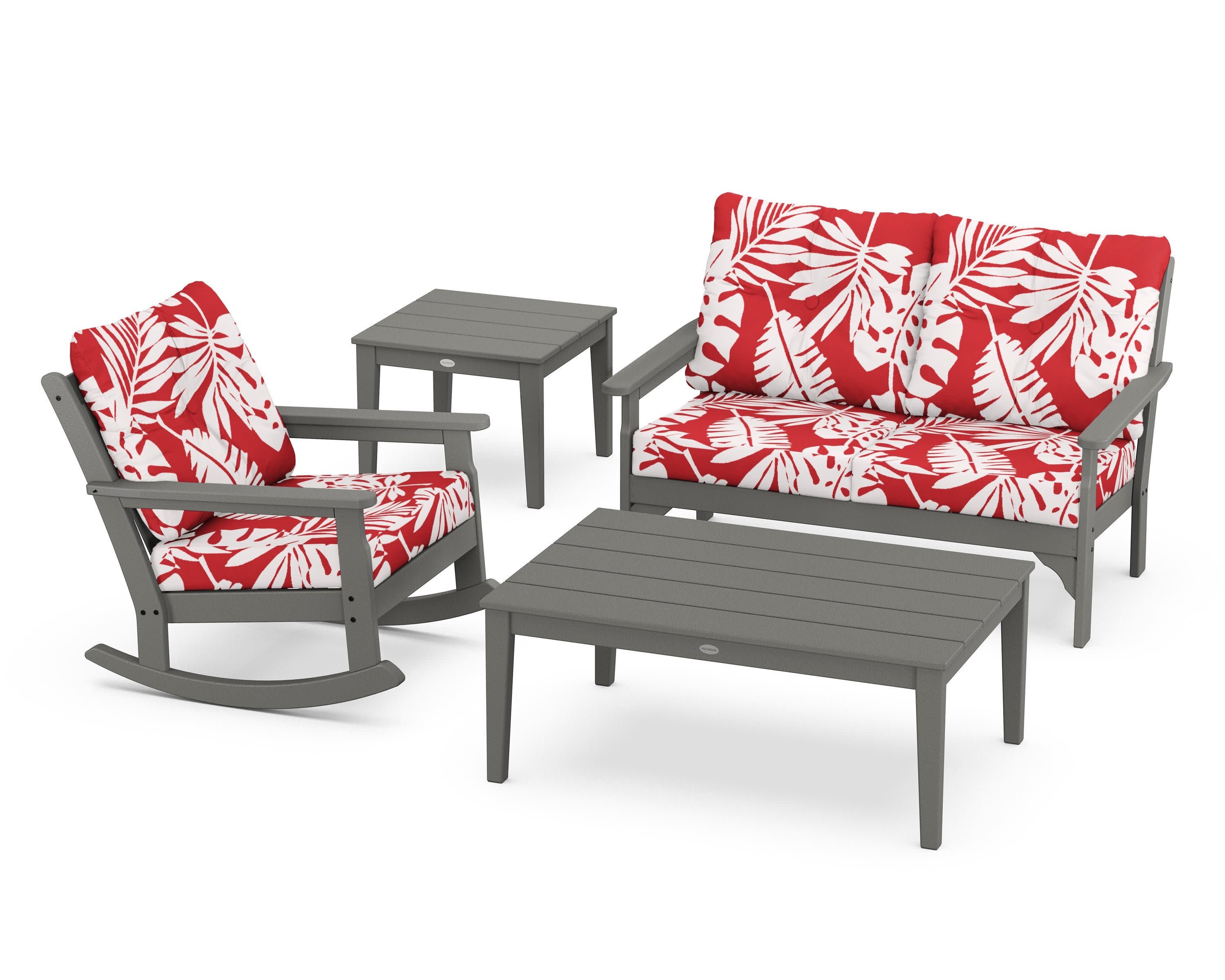Vineyard 4-Piece Deep Seating Rocker Set - Image 36