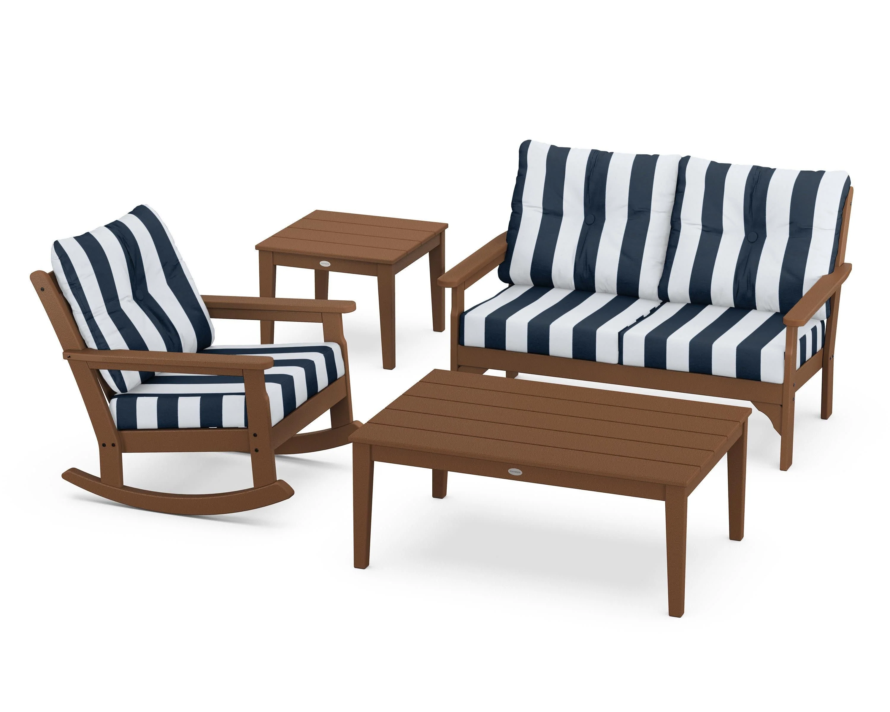 Vineyard 4-Piece Deep Seating Rocker Set - Image 56