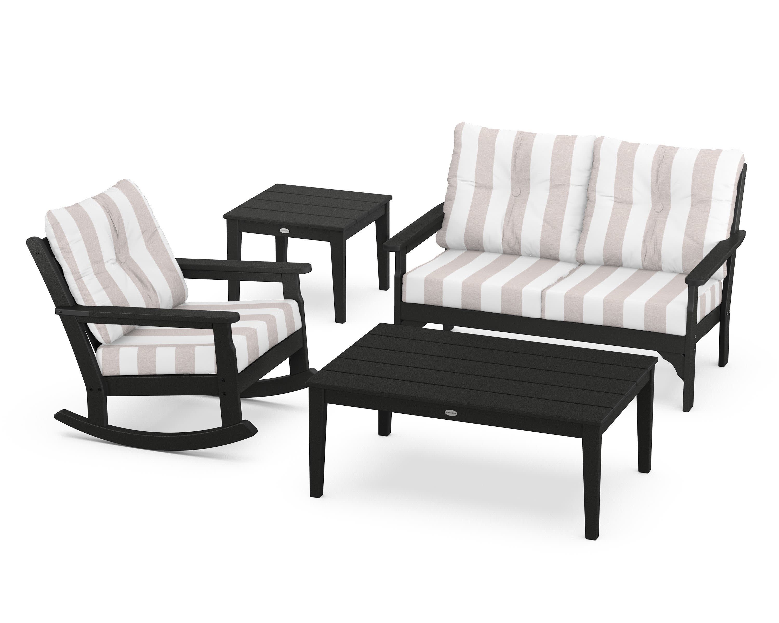 Vineyard 4-Piece Deep Seating Rocker Set - Image 58