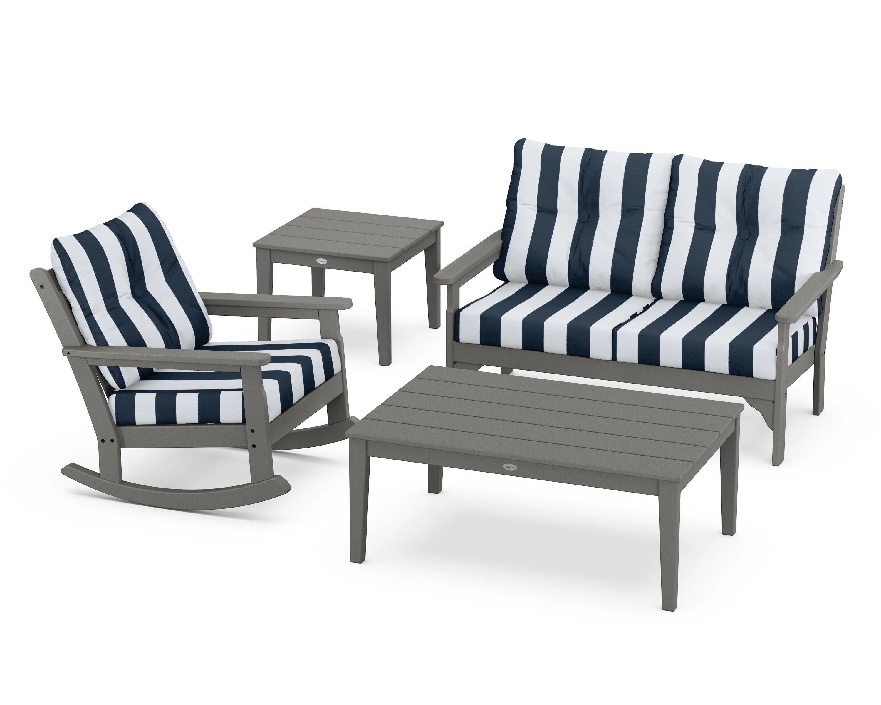 Vineyard 4-Piece Deep Seating Rocker Set - Image 60