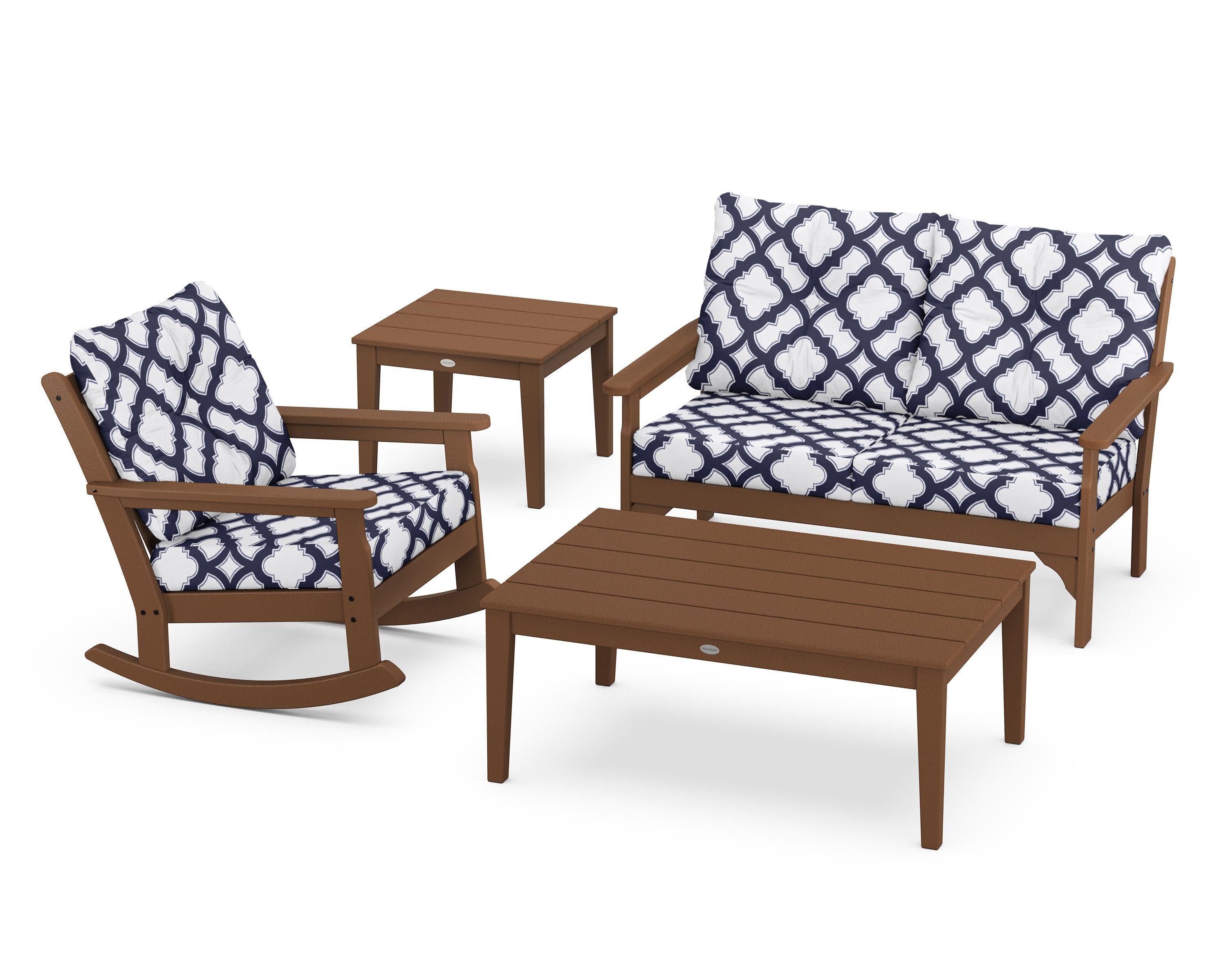 Vineyard 4-Piece Deep Seating Rocker Set - Image 65