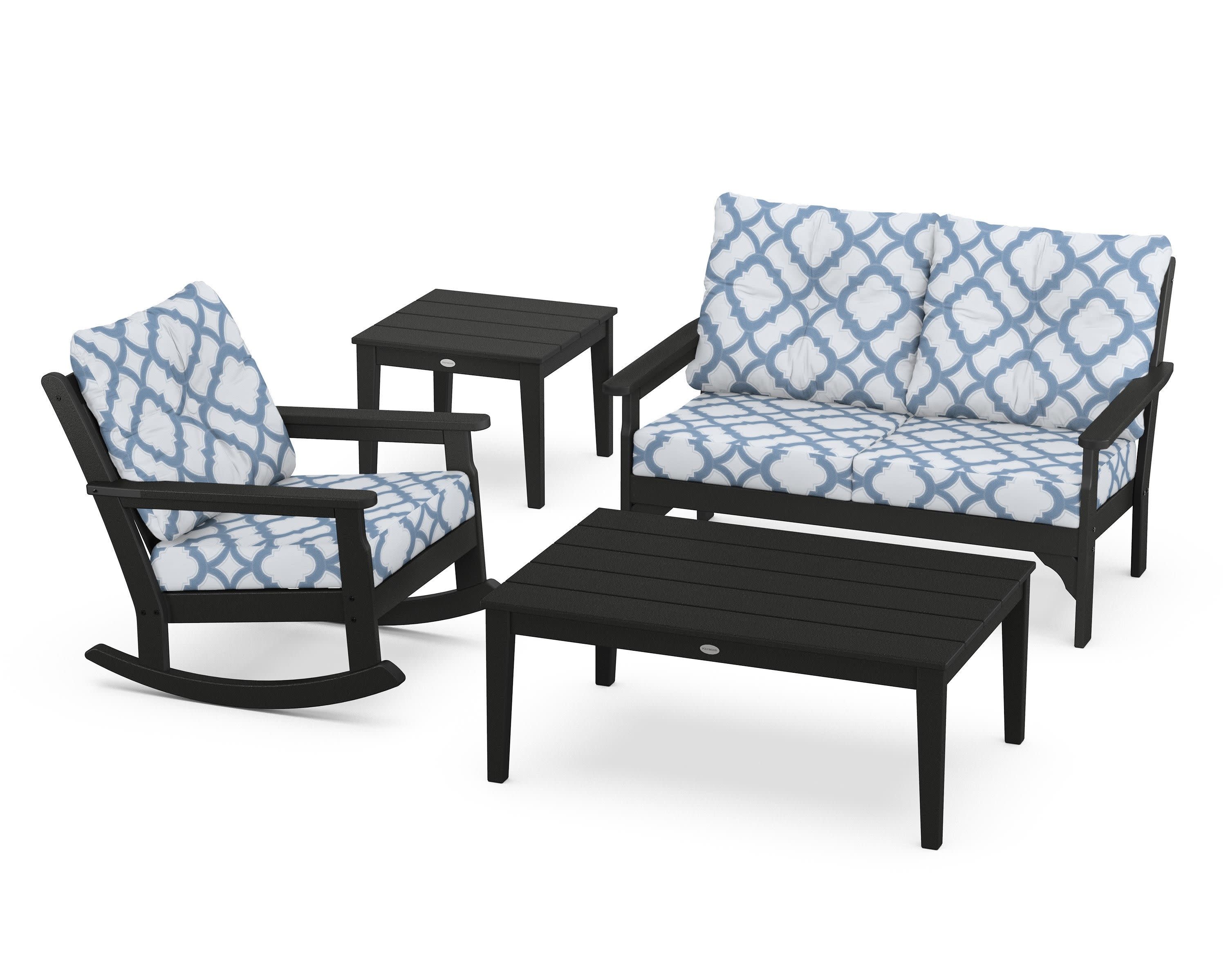 Vineyard 4-Piece Deep Seating Rocker Set - Image 68