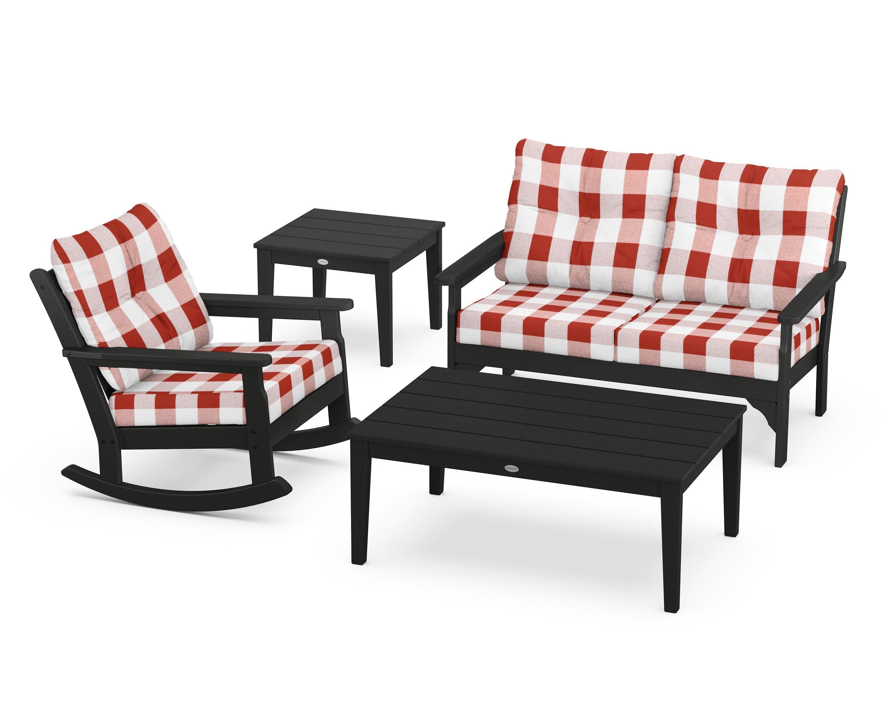 Vineyard 4-Piece Deep Seating Rocker Set - Image 73