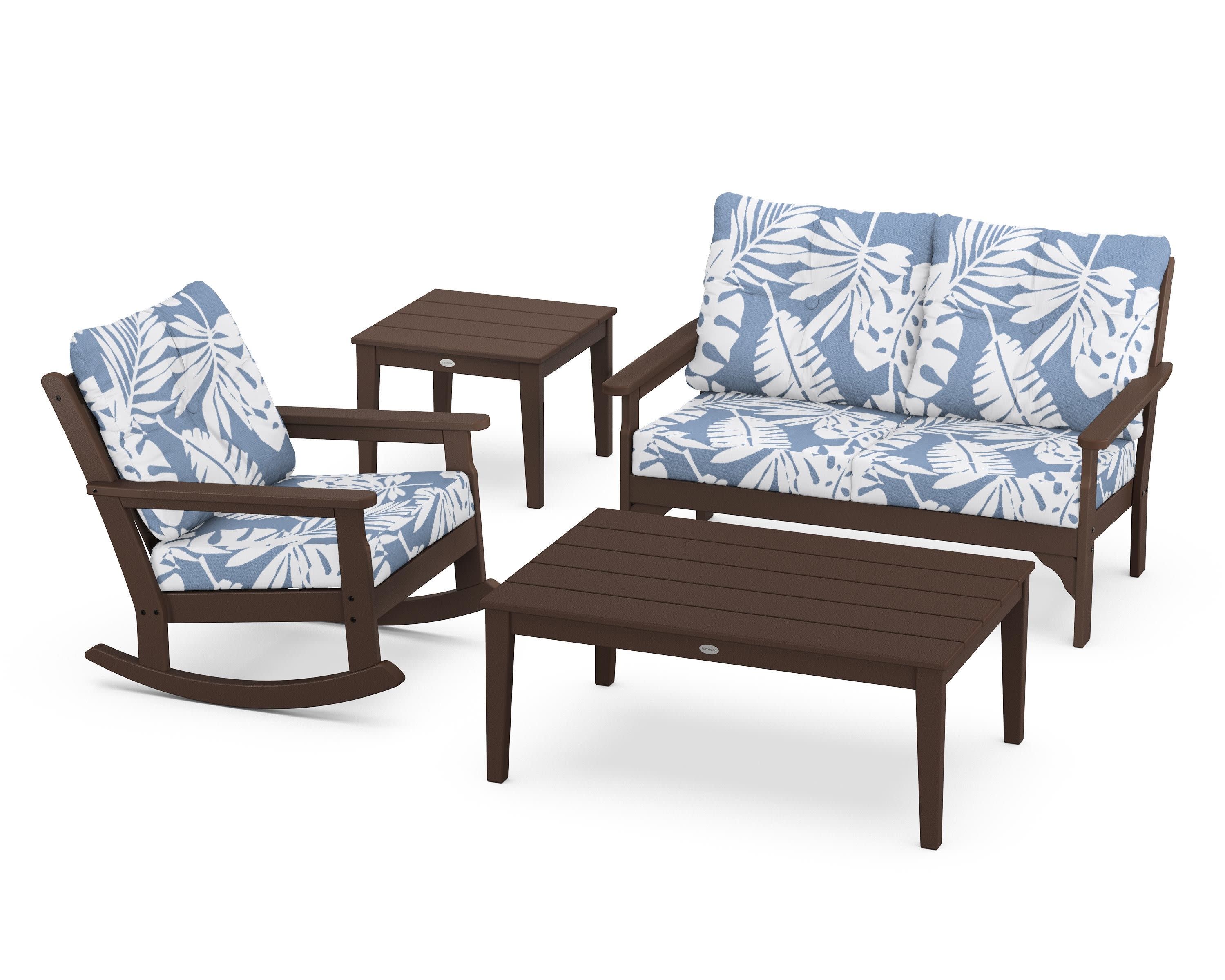 Vineyard 4-Piece Deep Seating Rocker Set - Image 76