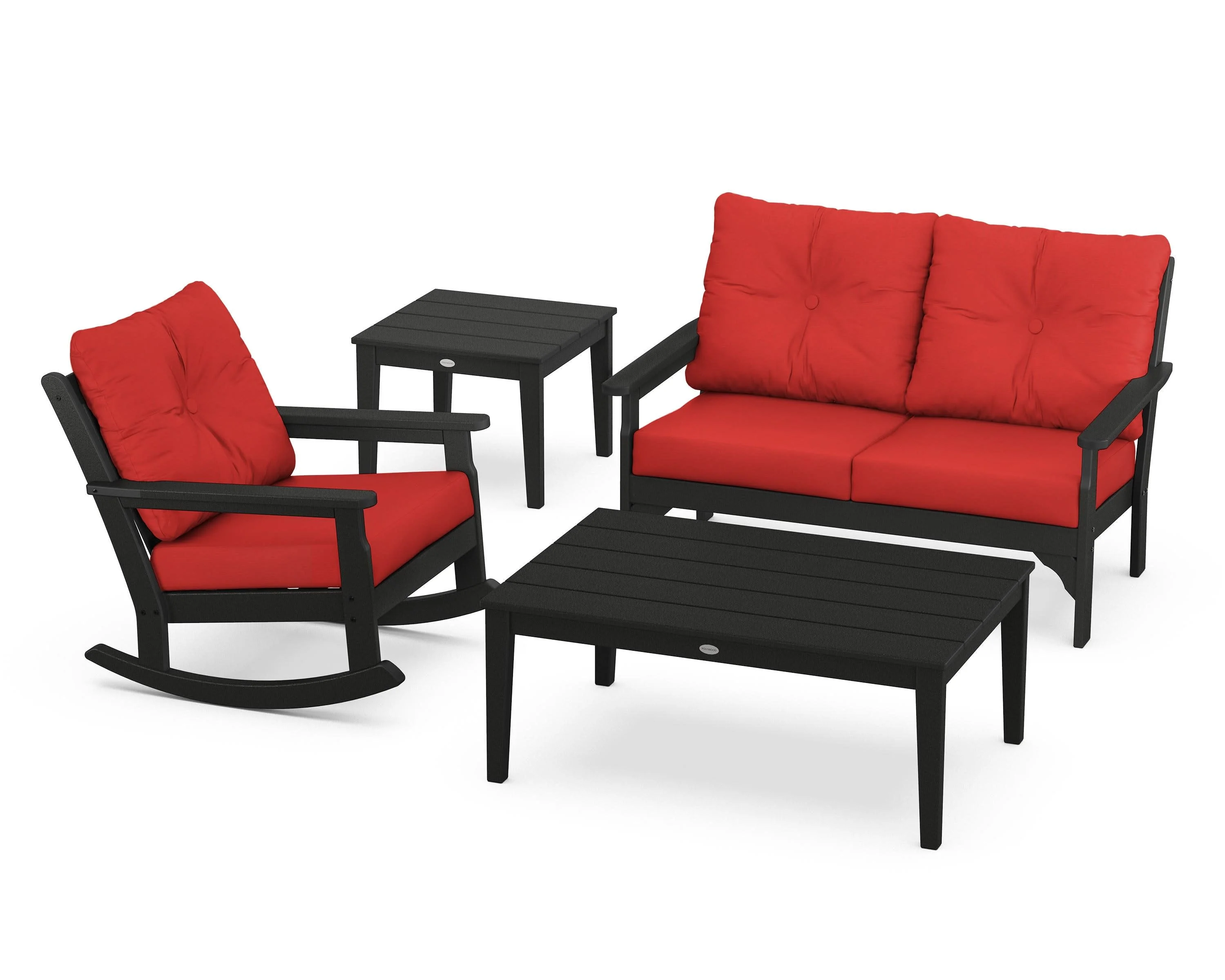Vineyard 4-Piece Deep Seating Rocker Set - Image 79