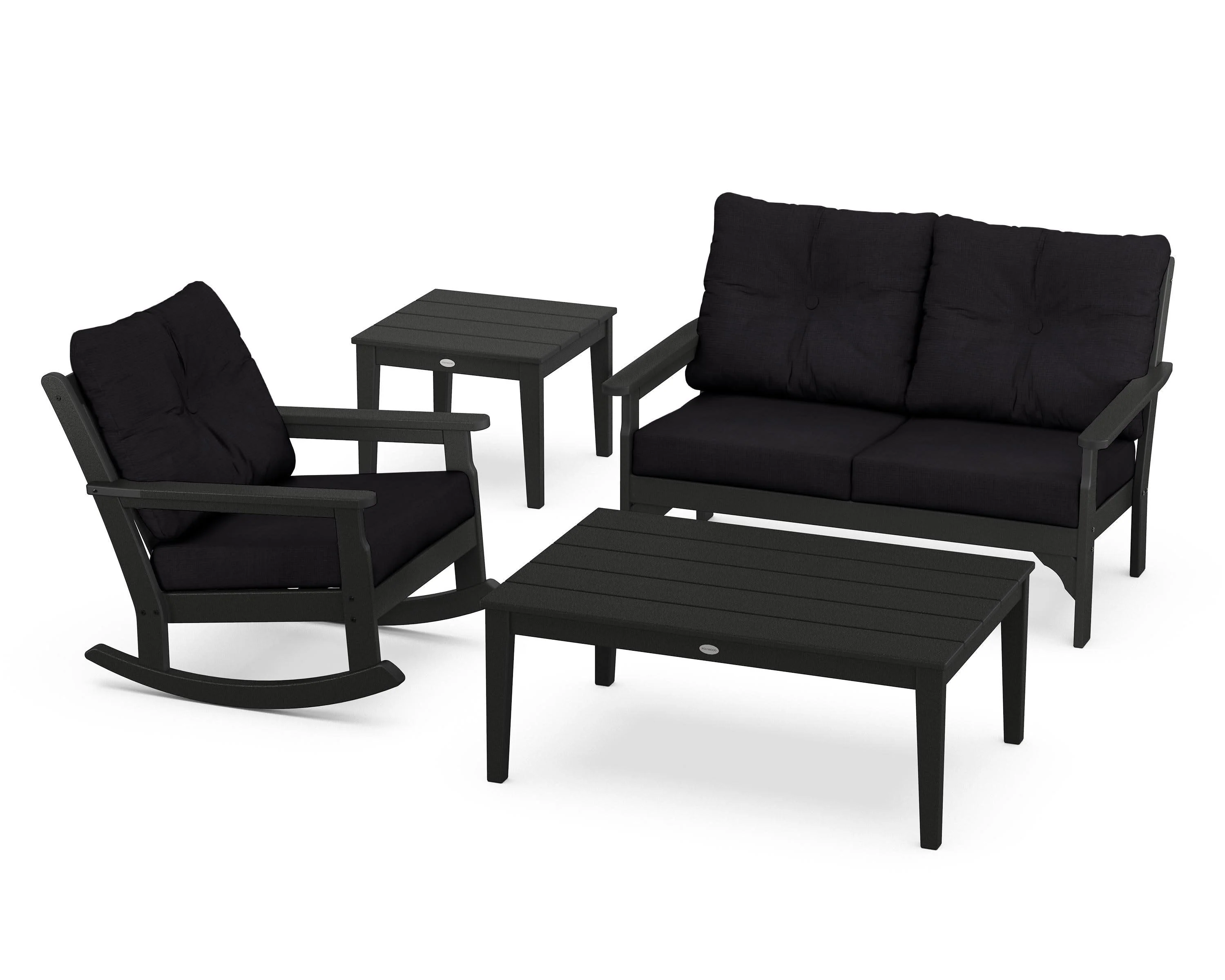 Vineyard 4-Piece Deep Seating Rocker Set - Image 82