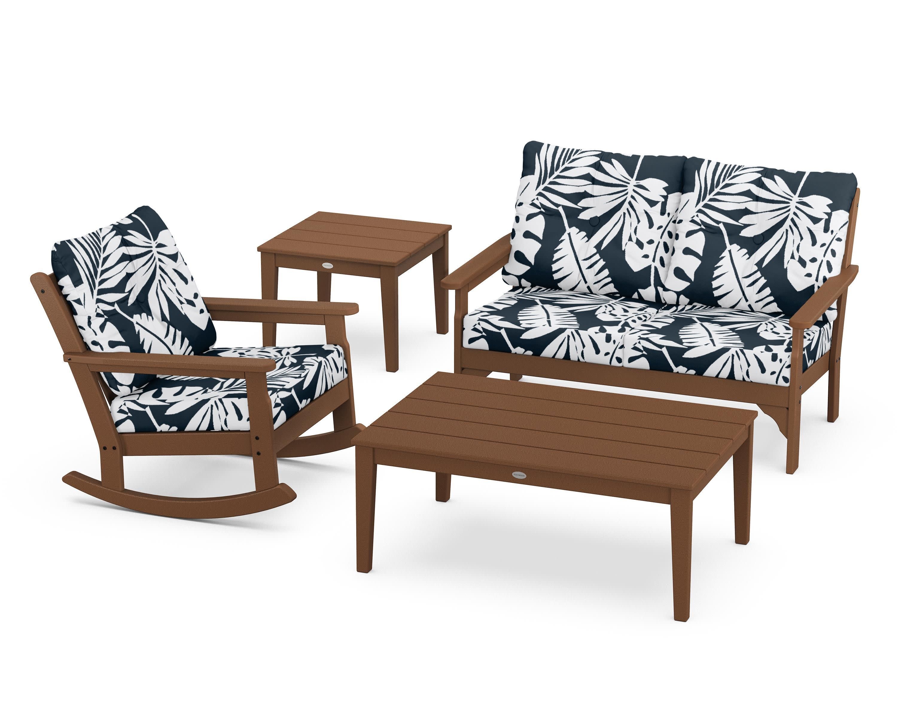 Vineyard 4-Piece Deep Seating Rocker Set - Image 84