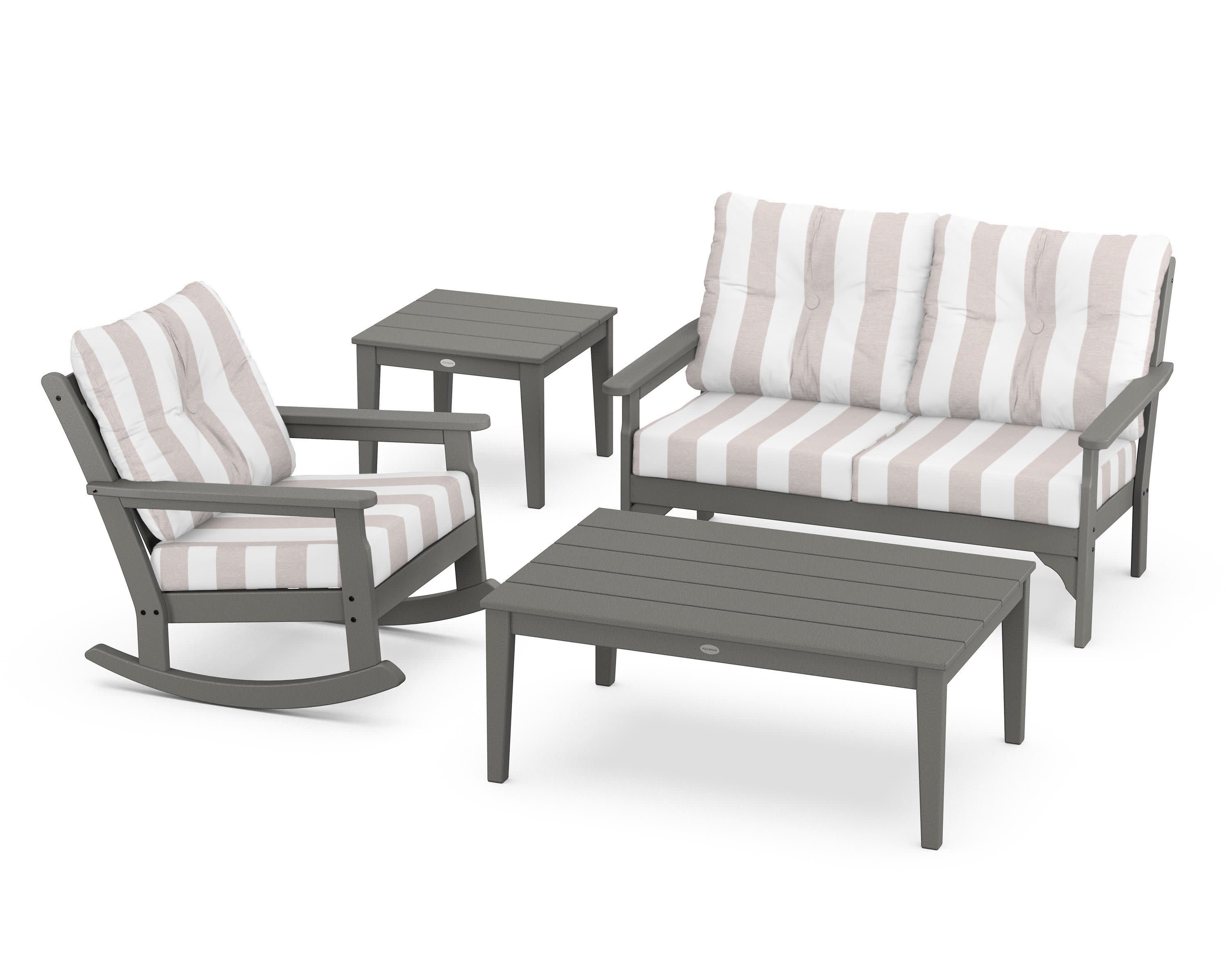 Vineyard 4-Piece Deep Seating Rocker Set - Image 90