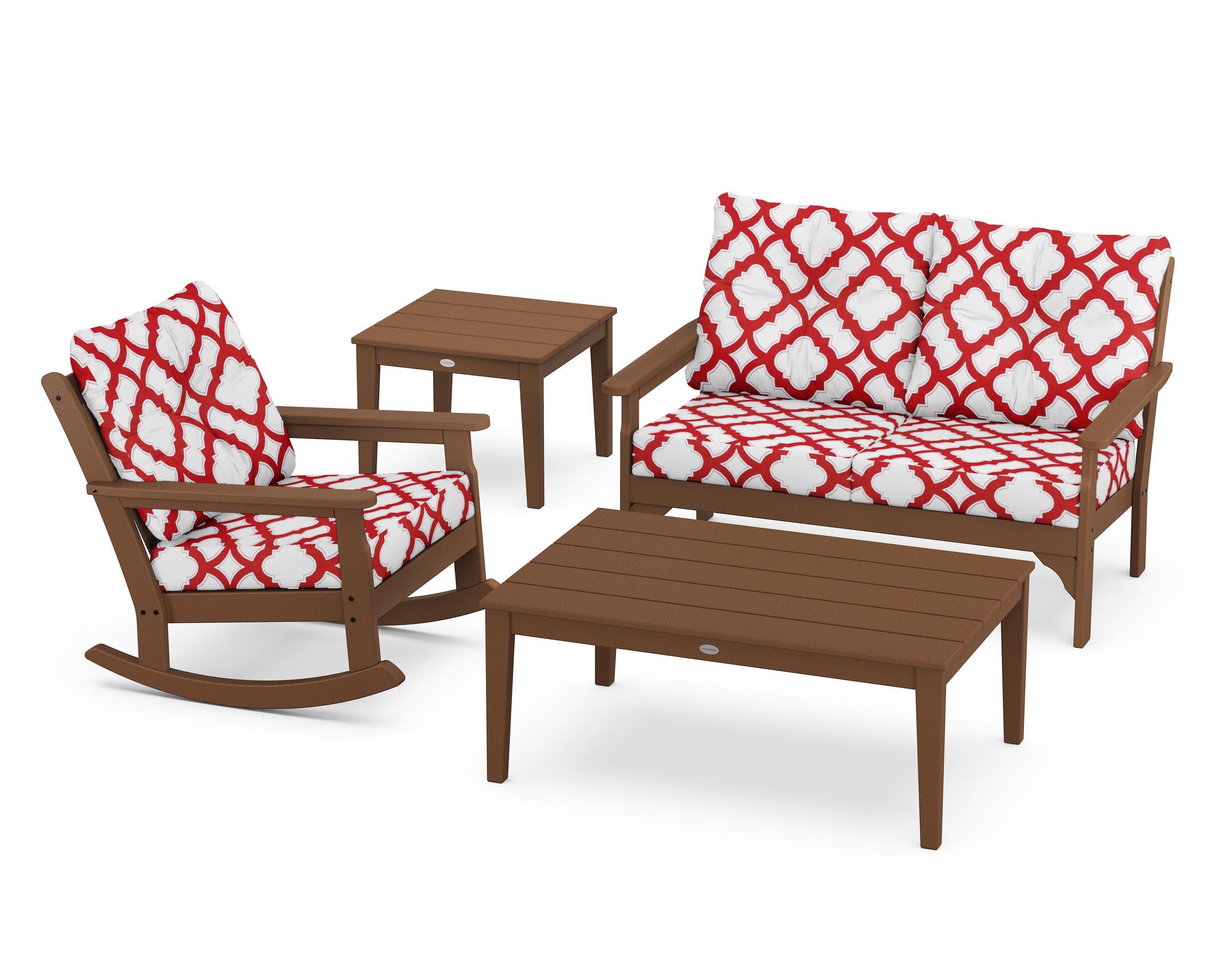 Vineyard 4-Piece Deep Seating Rocker Set - Image 96