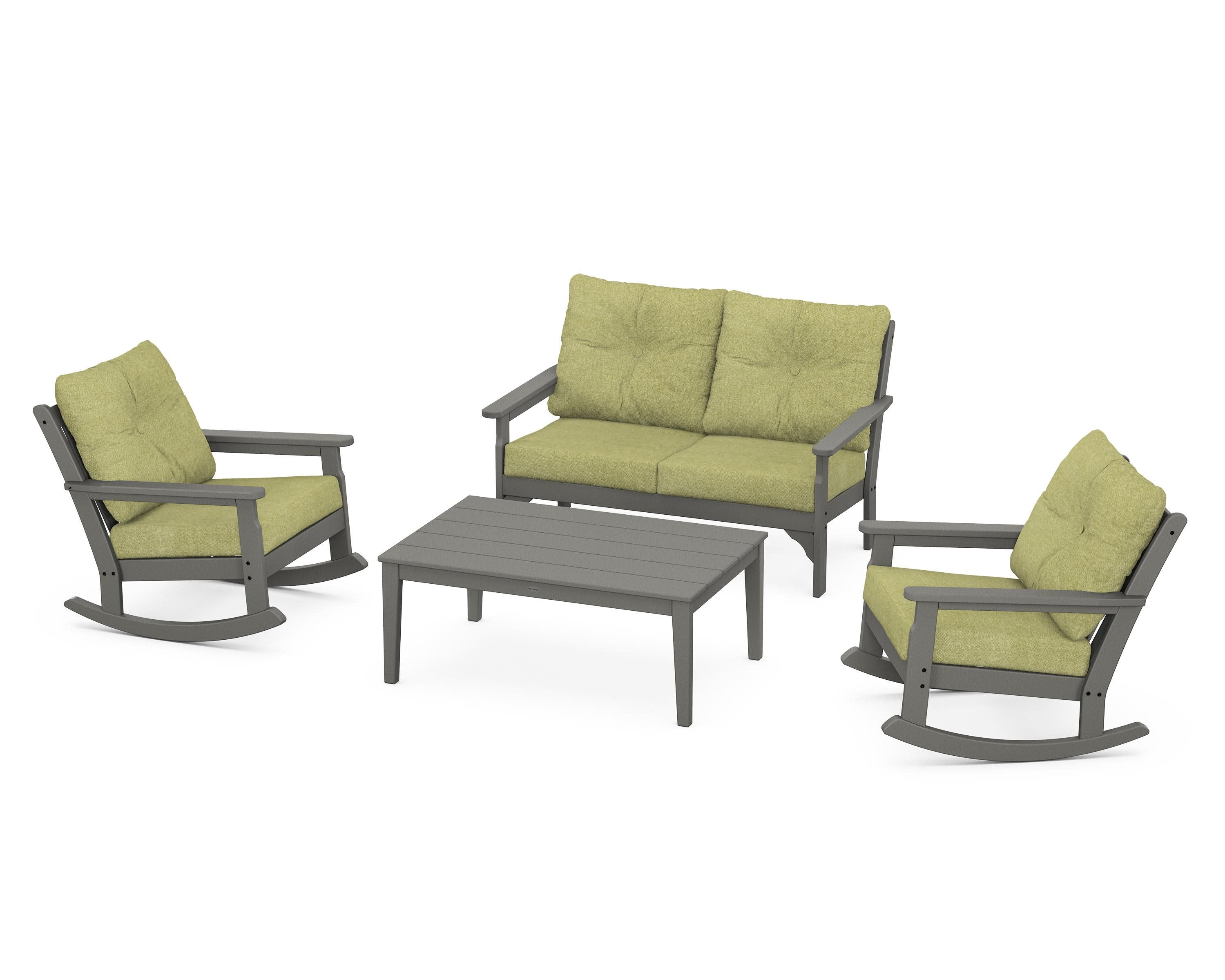 Vineyard 4-Piece Deep Seating Rocking Chair Set - Image 13