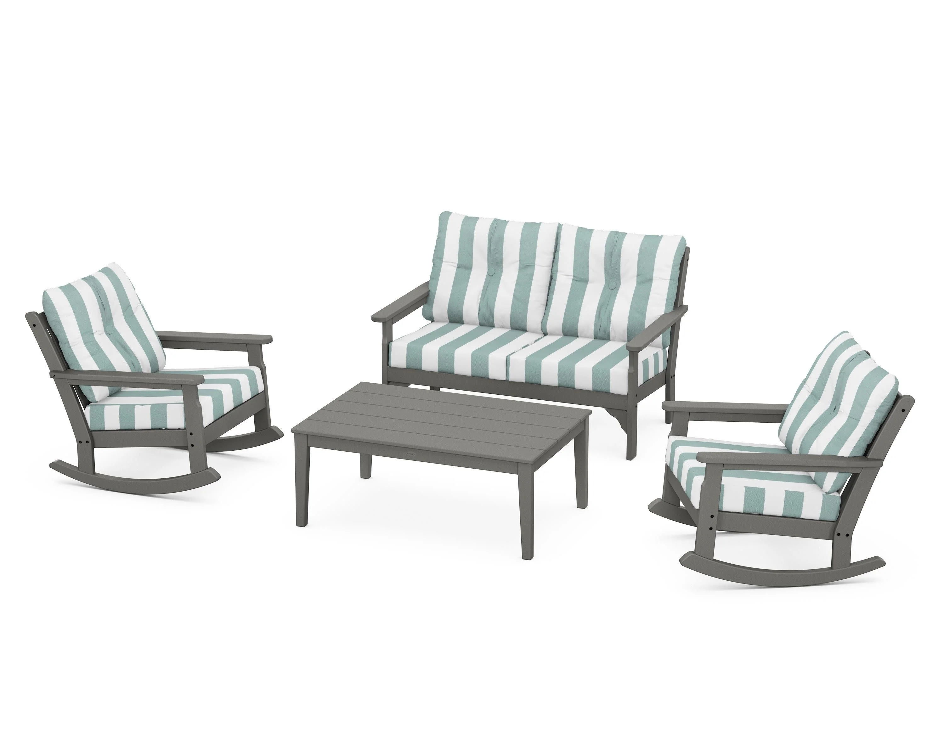 Vineyard 4-Piece Deep Seating Rocking Chair Set - Image 204