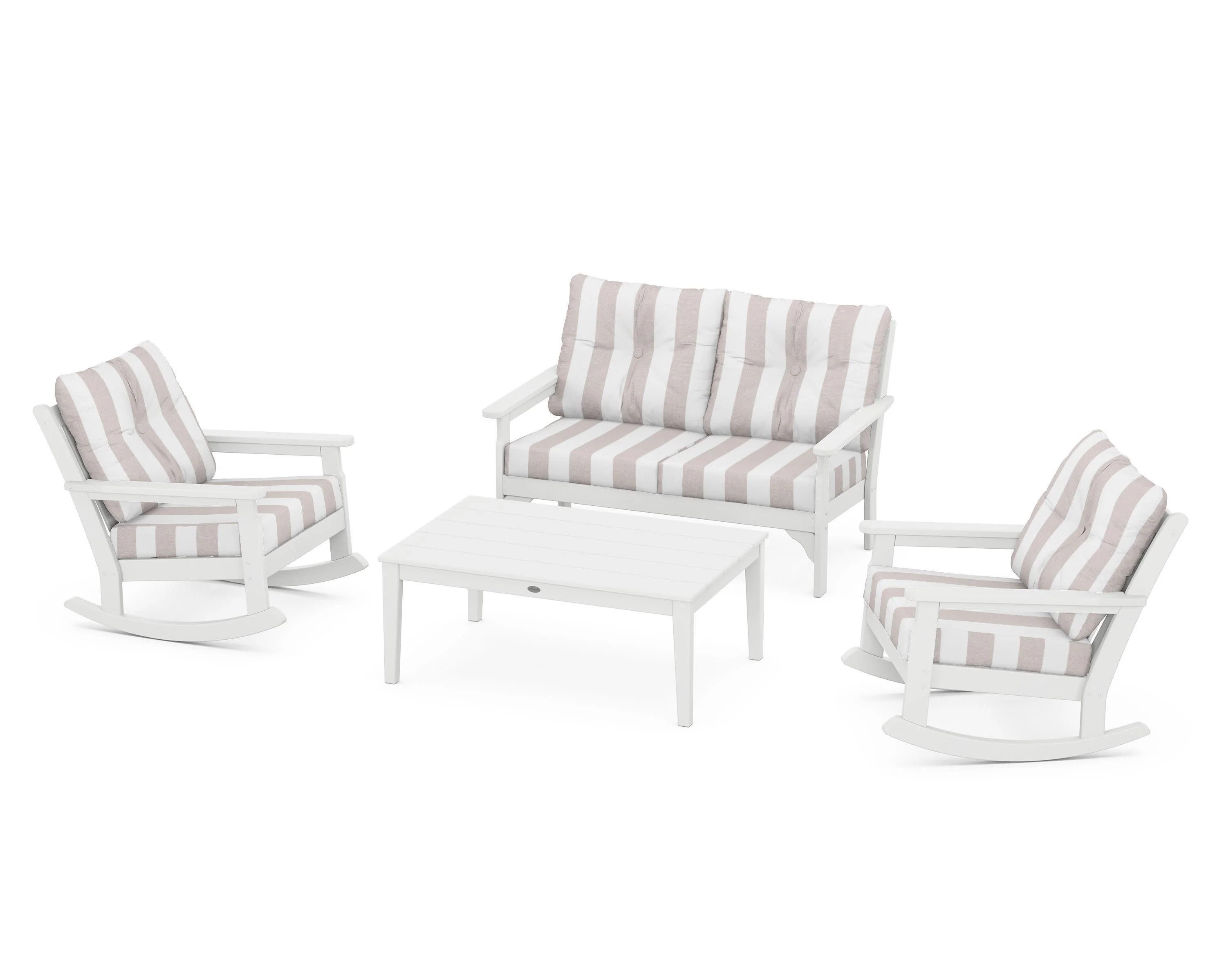 Vineyard 4-Piece Deep Seating Rocking Chair Set - Image 61