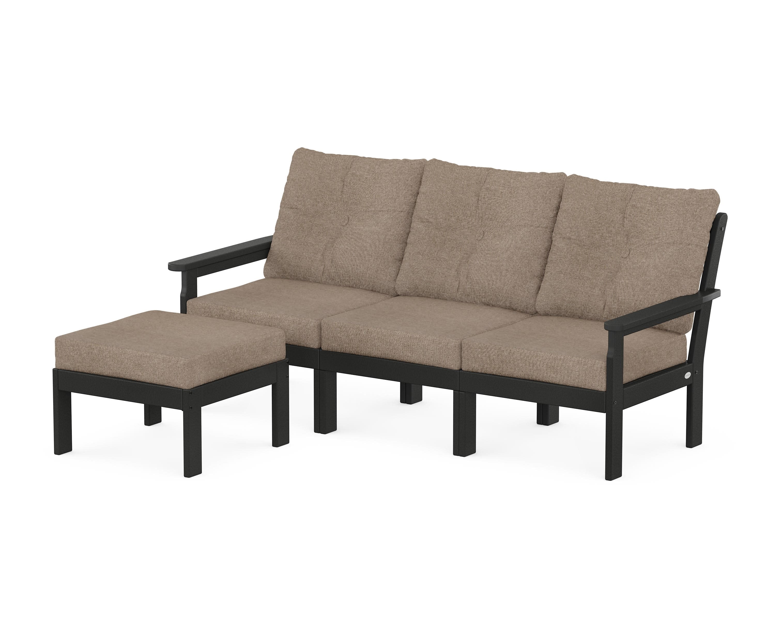 Vineyard 4-Piece Sectional with Ottoman - Image 160