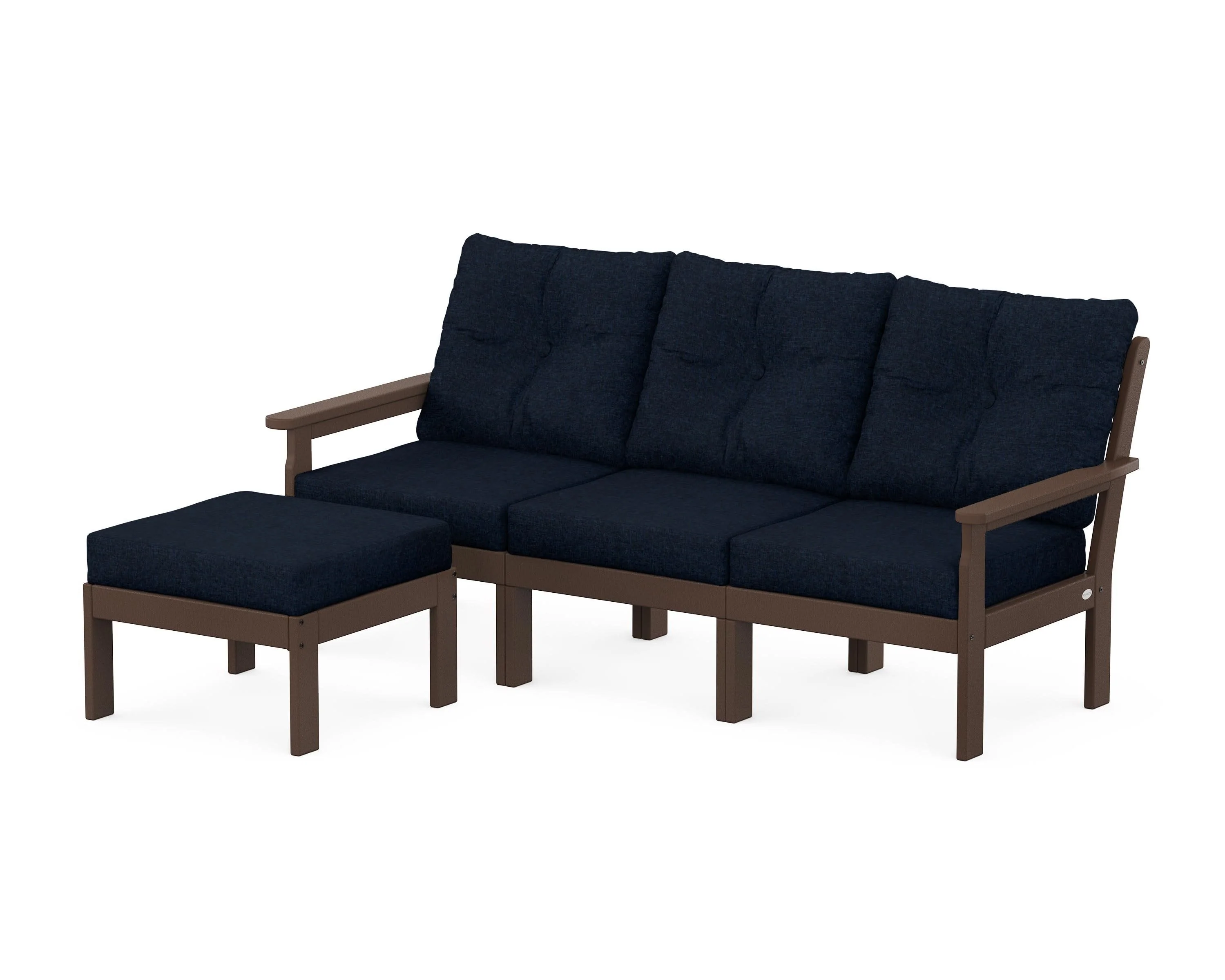 Vineyard 4-Piece Sectional with Ottoman - Image 173