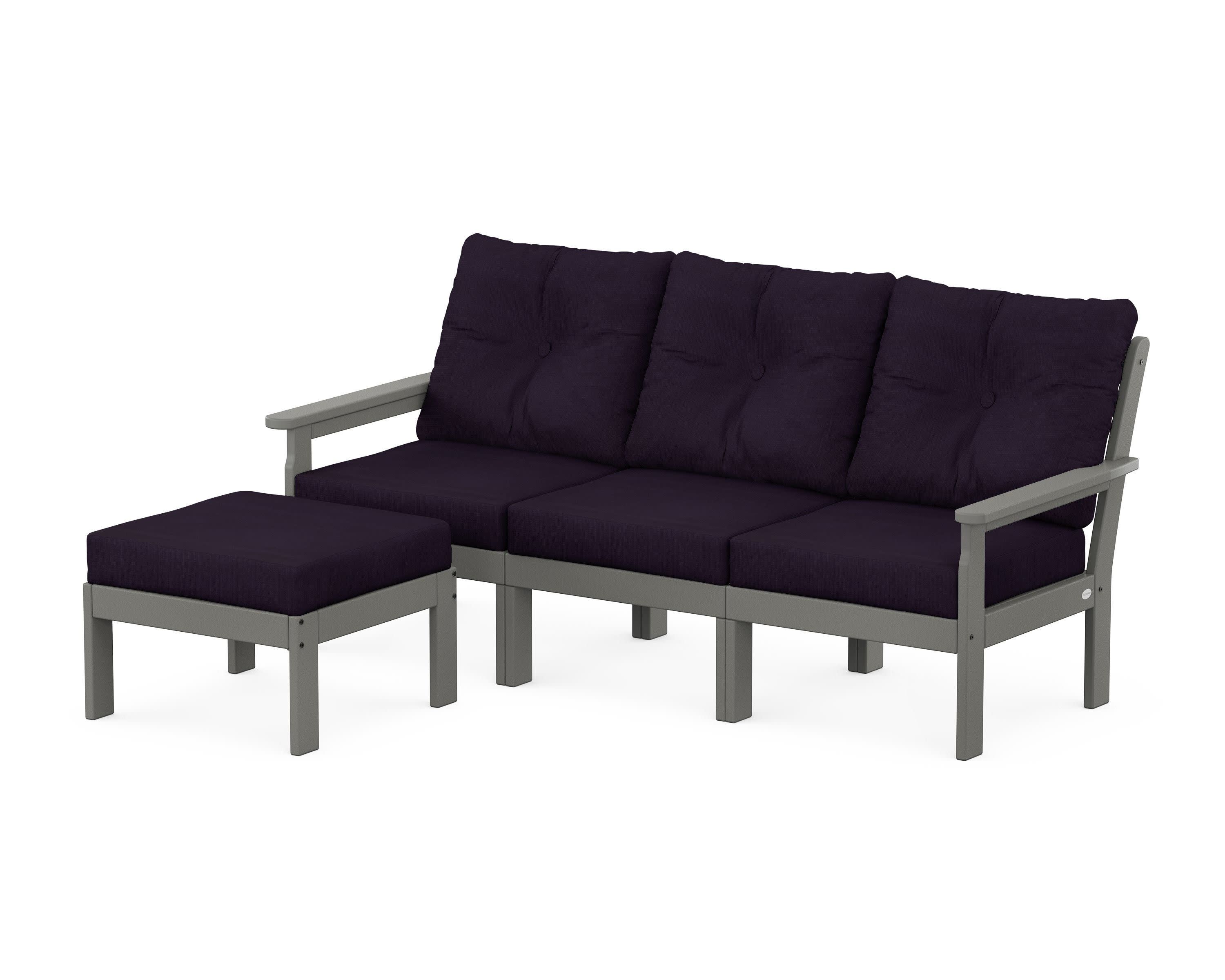 Vineyard 4-Piece Sectional with Ottoman - Image 206
