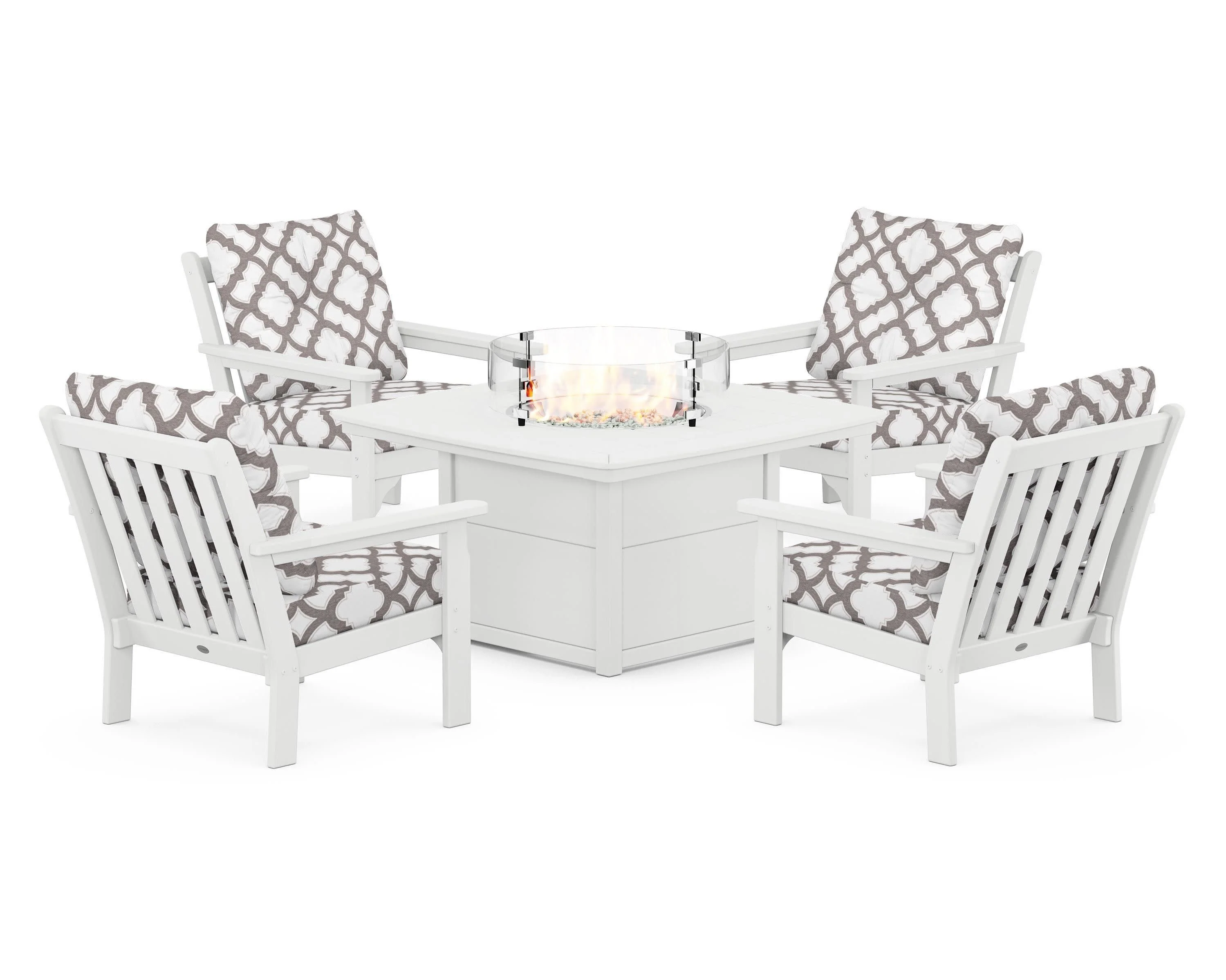 Vineyard 5-Piece Conversation Set with Fire Pit Table - Image 177