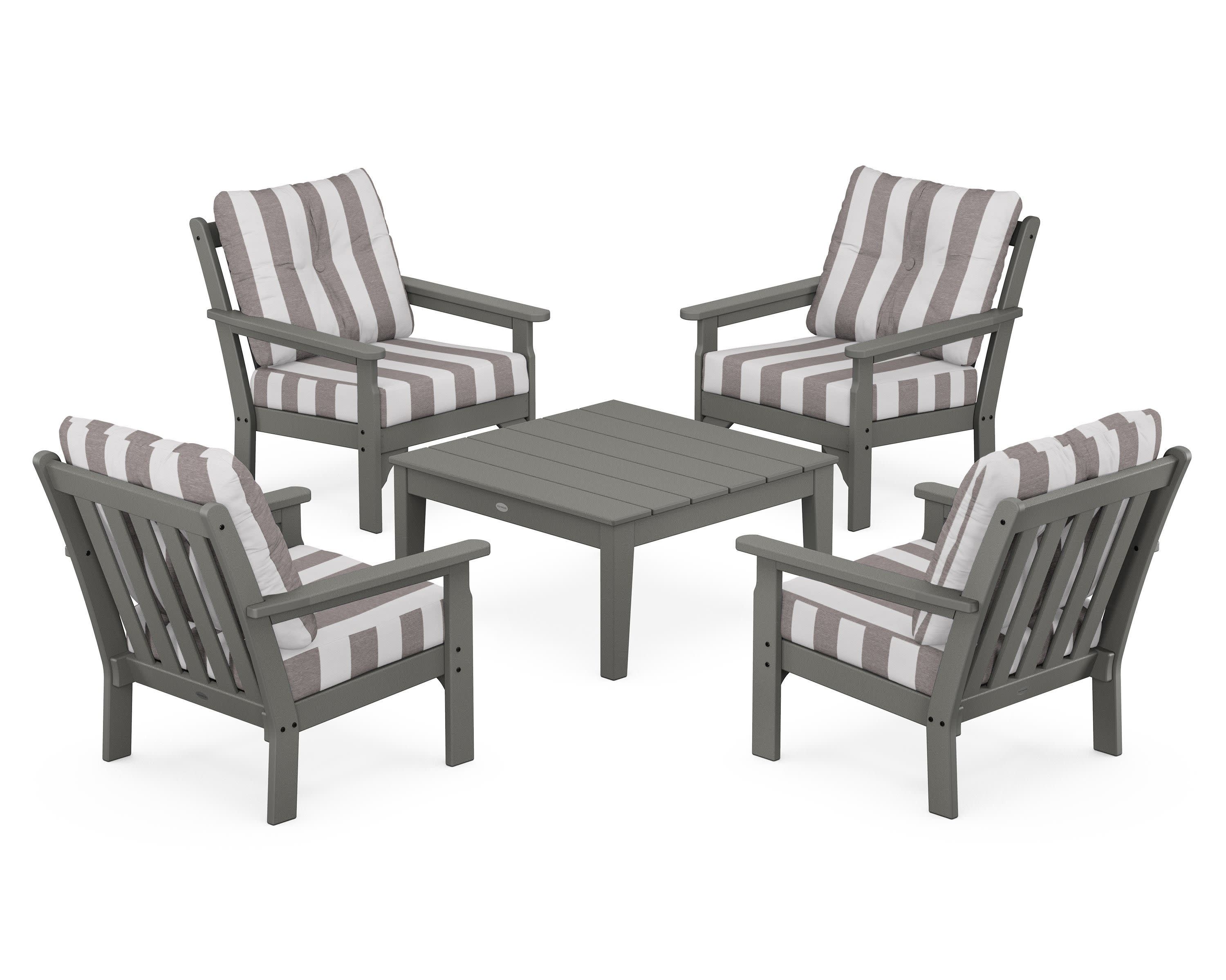 Vineyard 5-Piece Deep Seating Conversation Set - Image 124