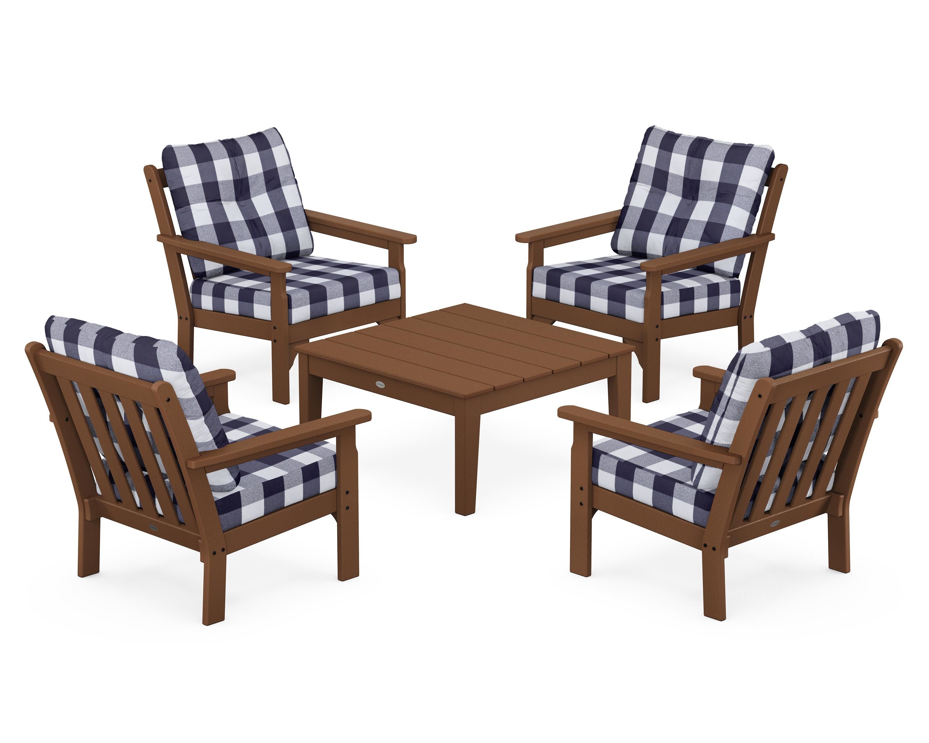 Vineyard 5-Piece Deep Seating Conversation Set - Image 14