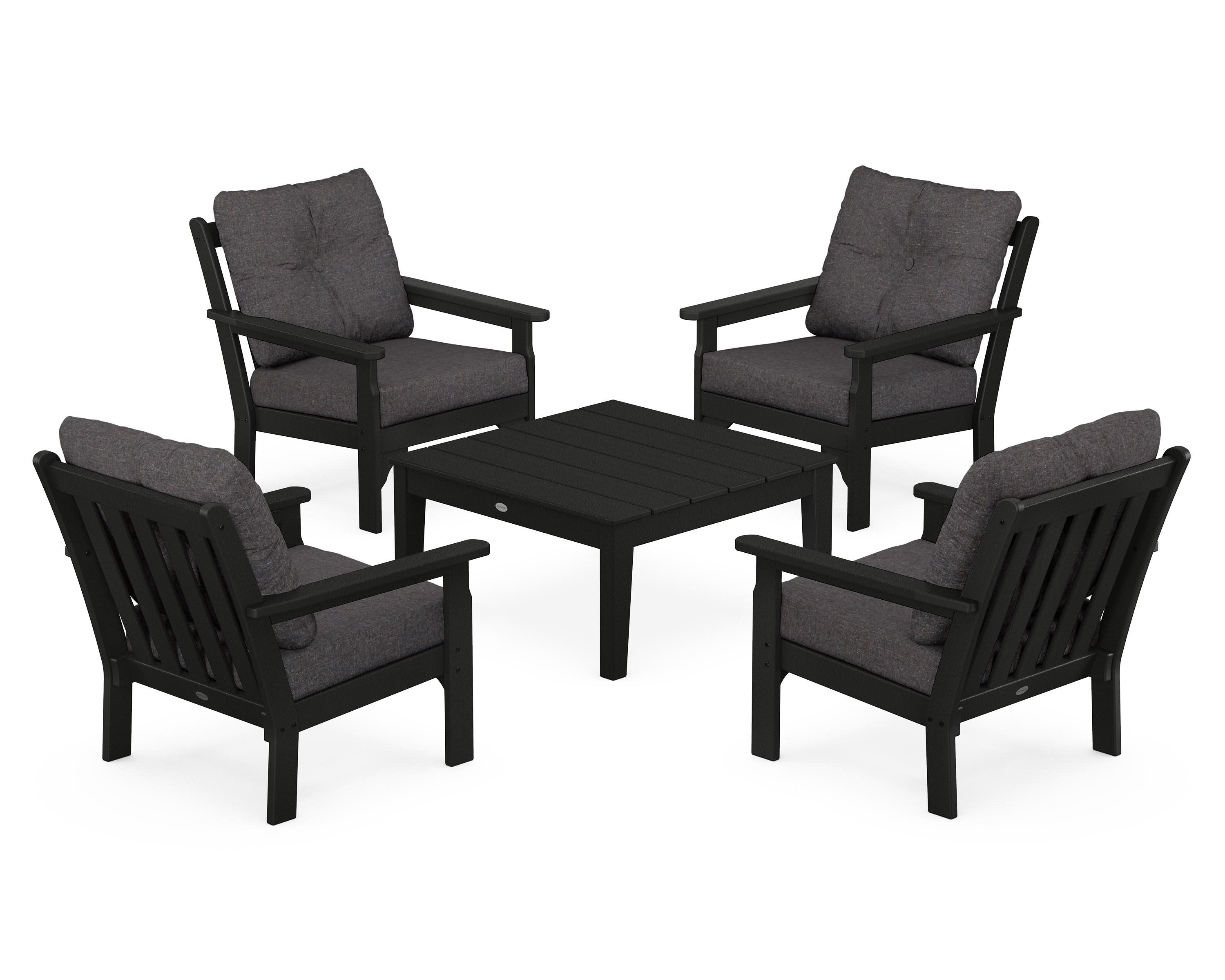 Vineyard 5-Piece Deep Seating Conversation Set - Image 15