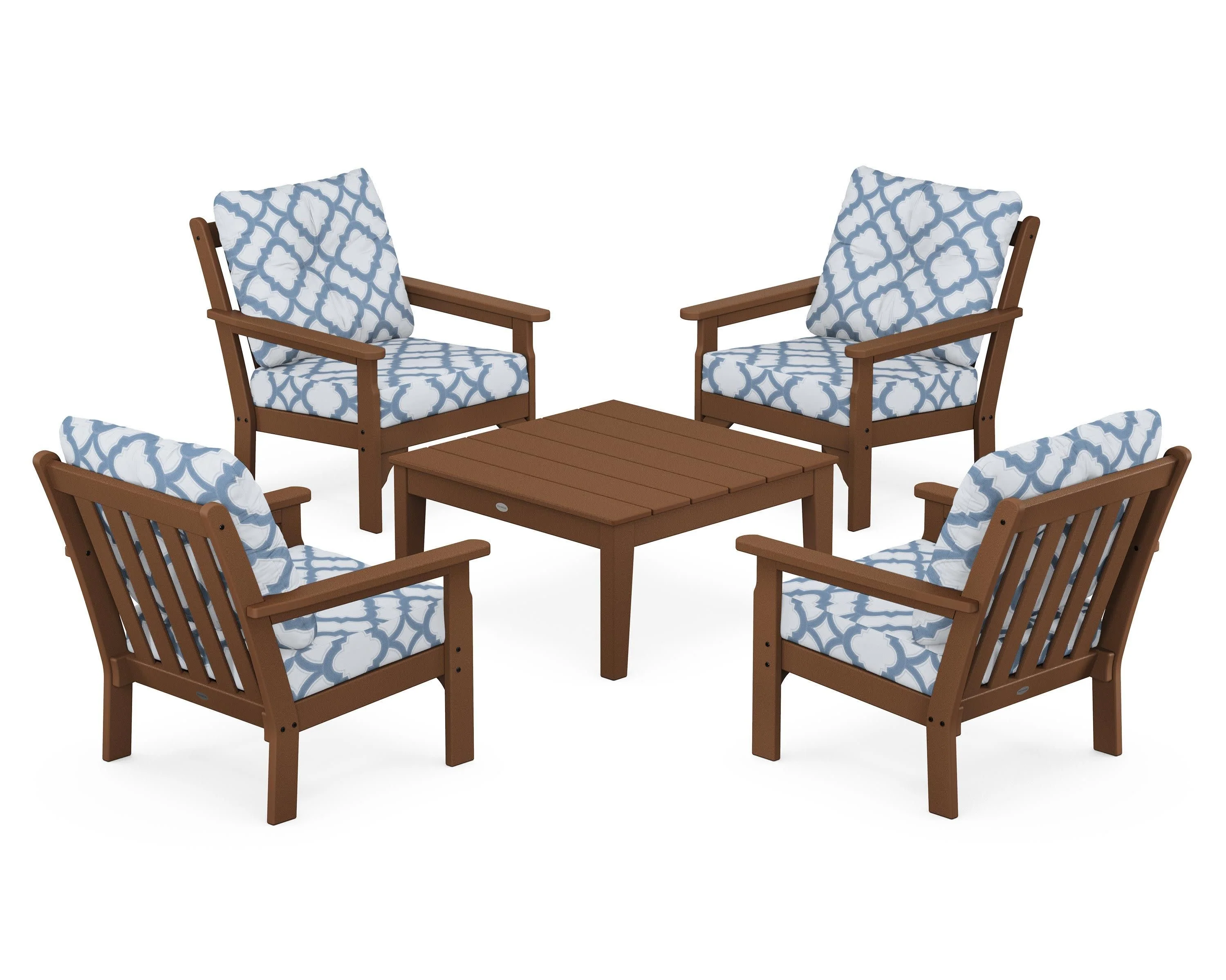 Vineyard 5-Piece Deep Seating Conversation Set - Image 158