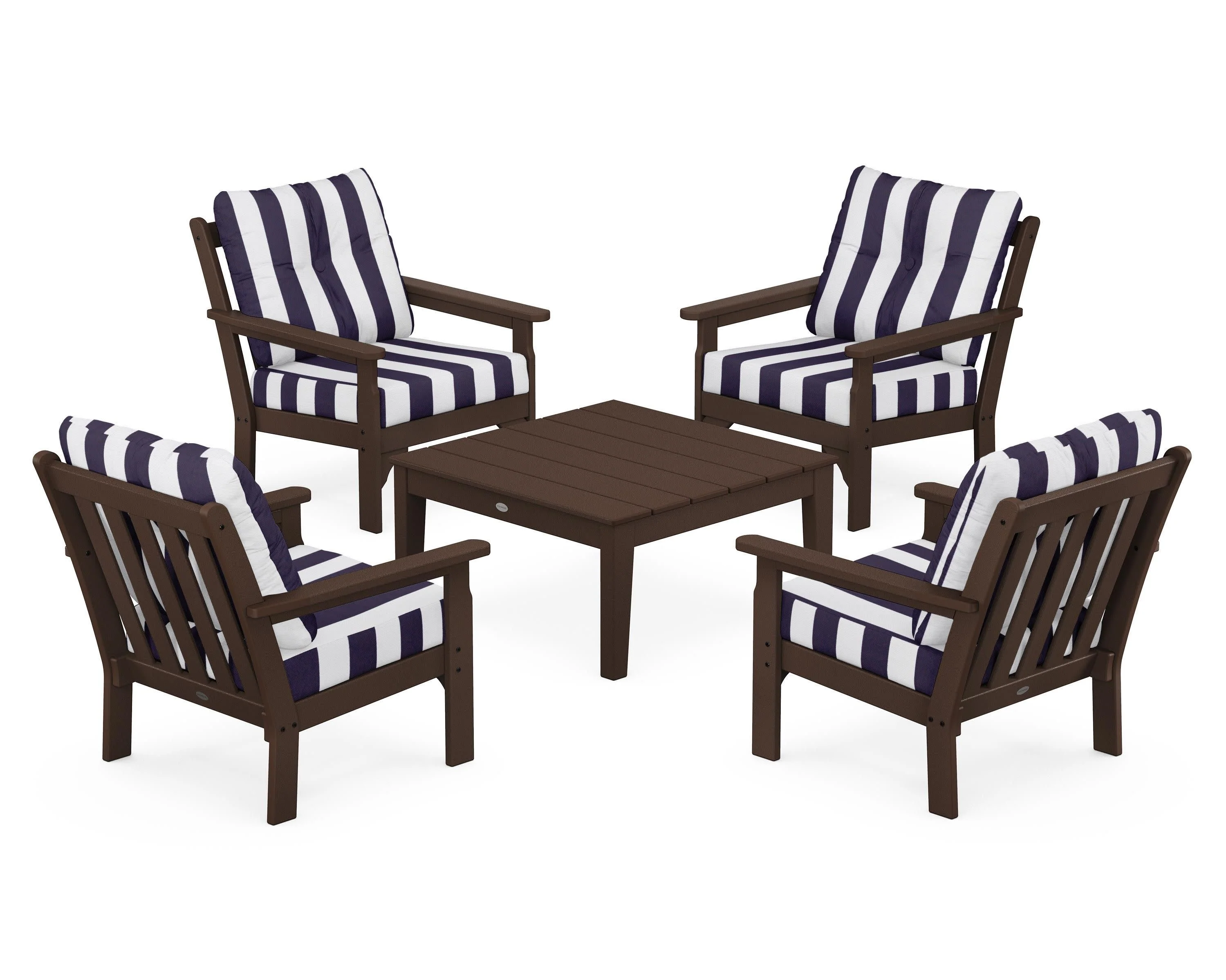 Vineyard 5-Piece Deep Seating Conversation Set - Image 173