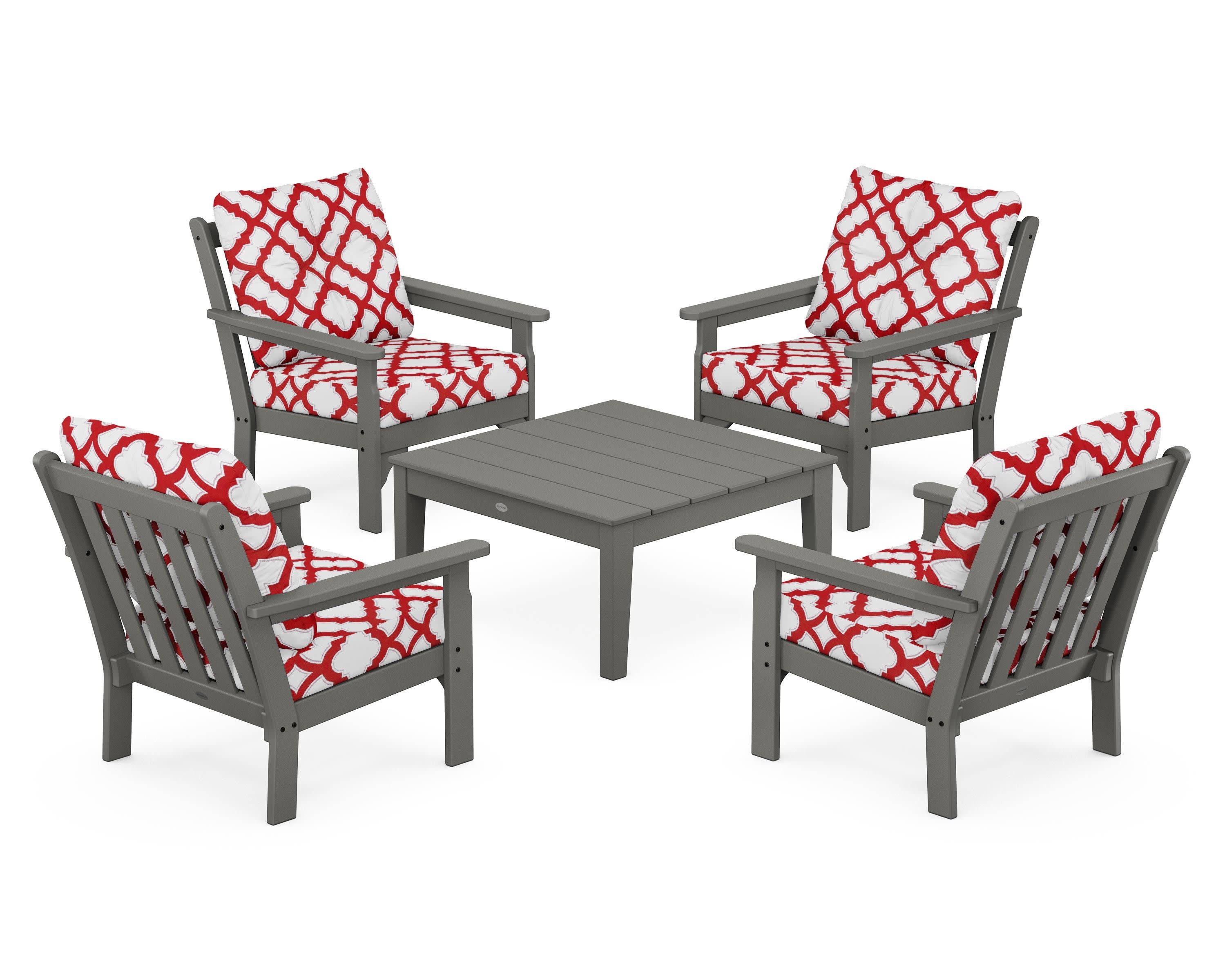 Vineyard 5-Piece Deep Seating Conversation Set - Image 176