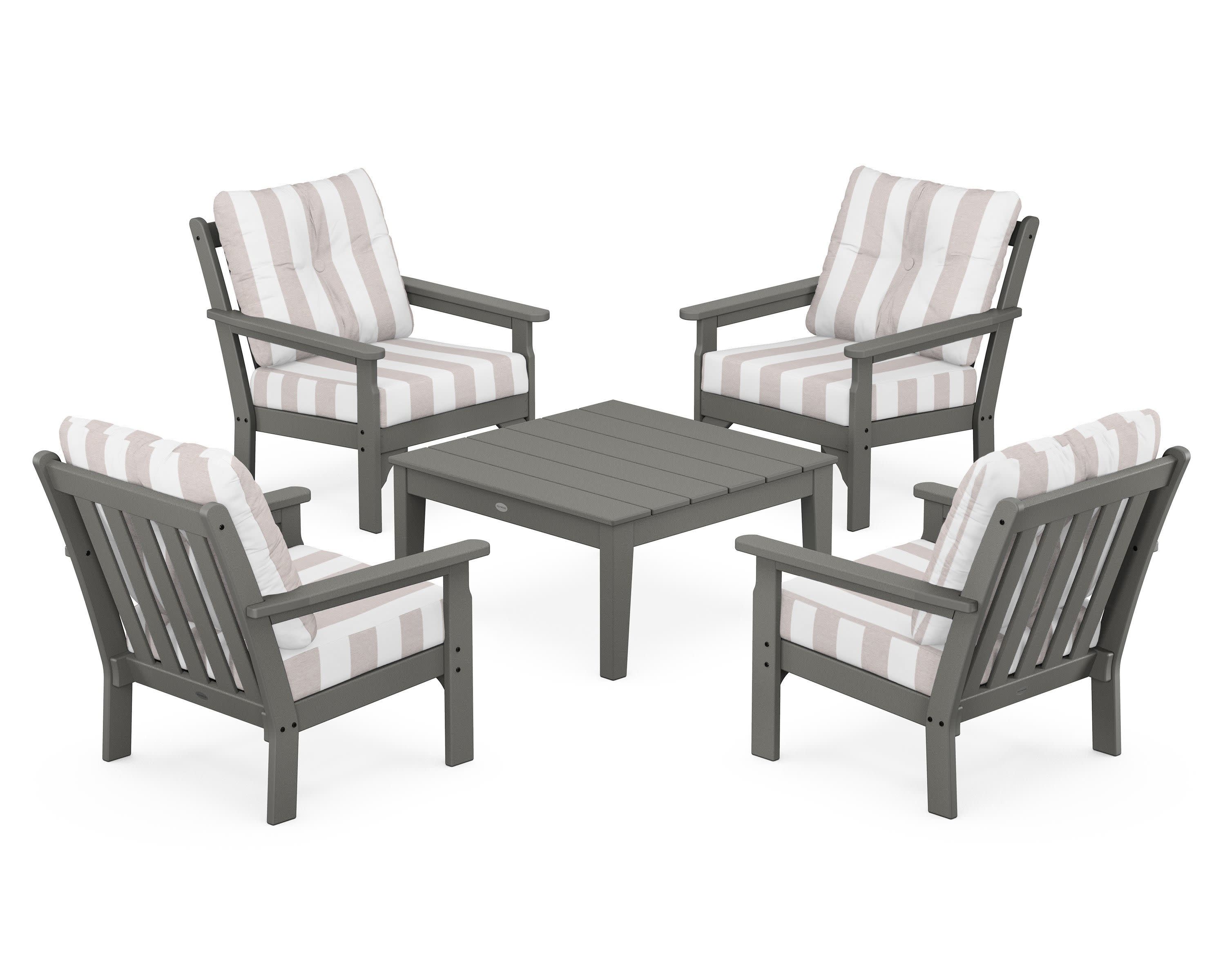 Vineyard 5-Piece Deep Seating Conversation Set - Image 181