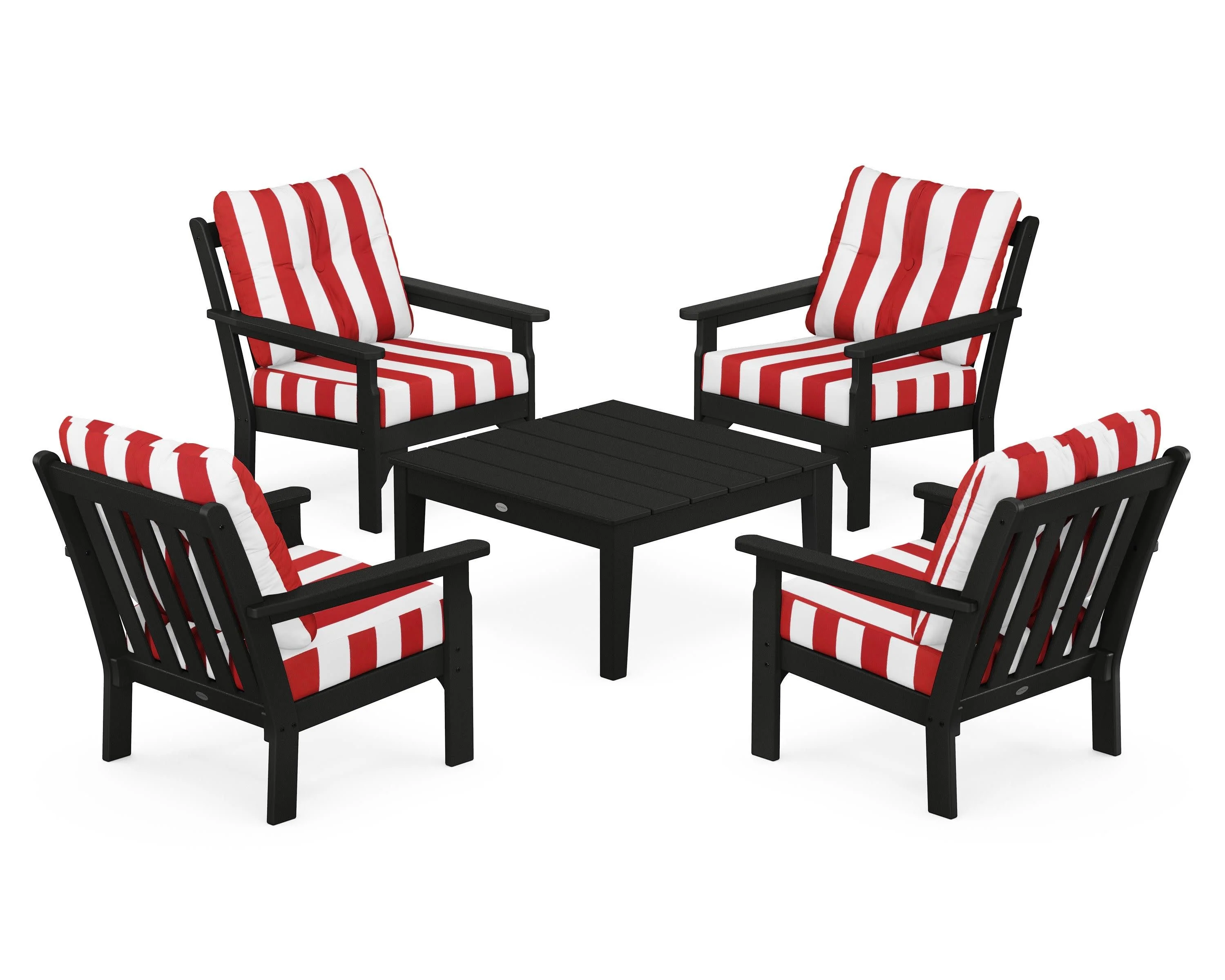 Vineyard 5-Piece Deep Seating Conversation Set - Image 185