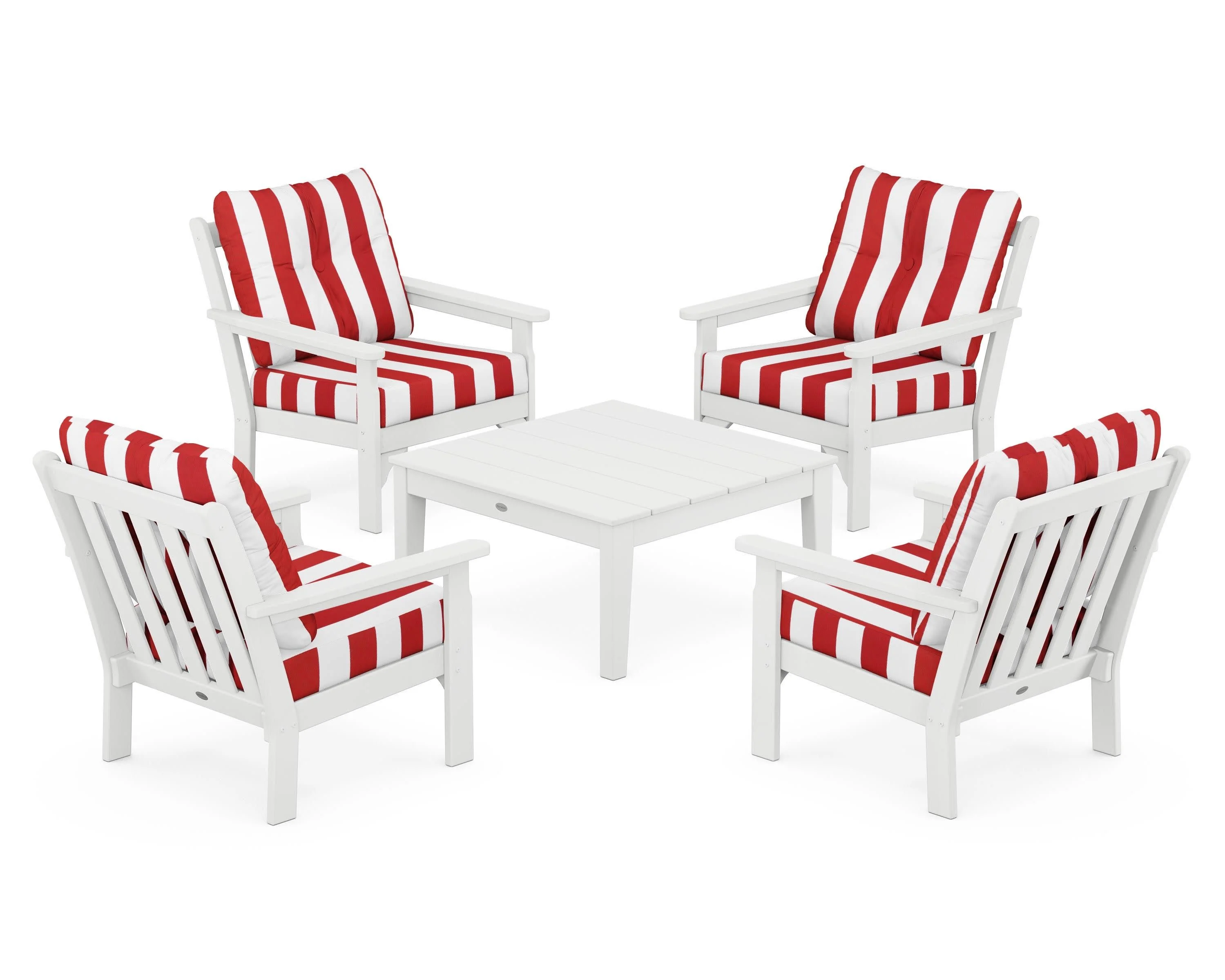 Vineyard 5-Piece Deep Seating Conversation Set - Image 197