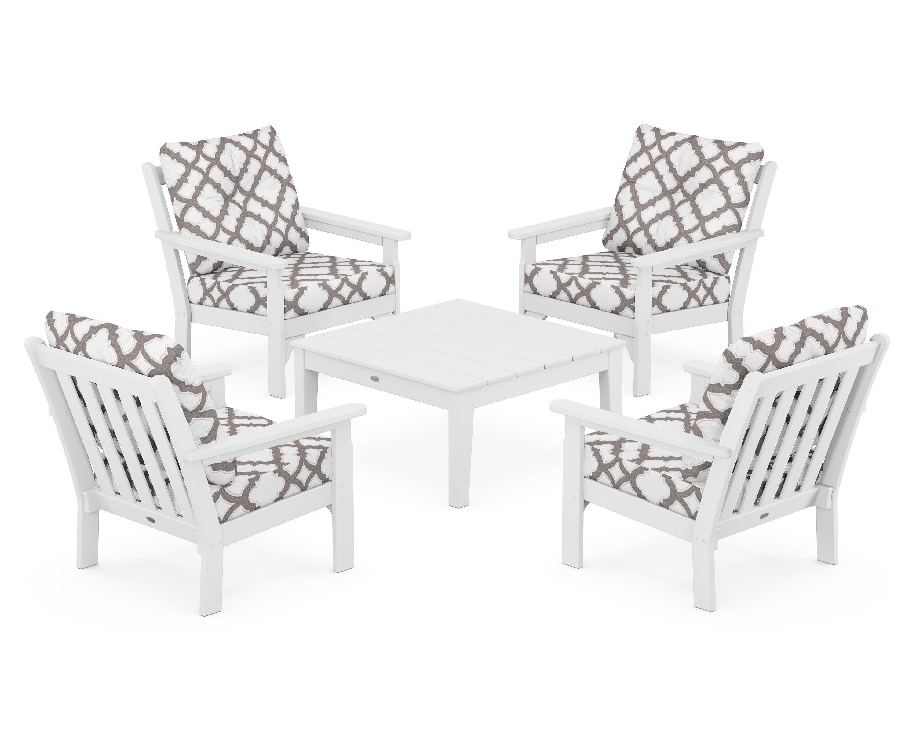 Vineyard 5-Piece Deep Seating Conversation Set - Image 203