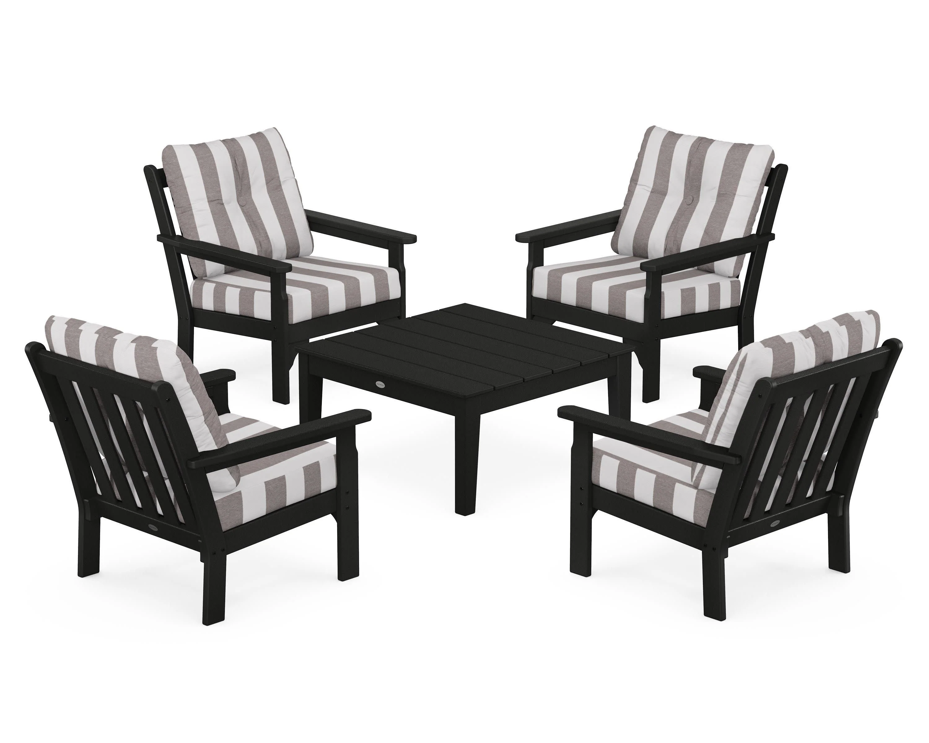 Vineyard 5-Piece Deep Seating Conversation Set - Image 209