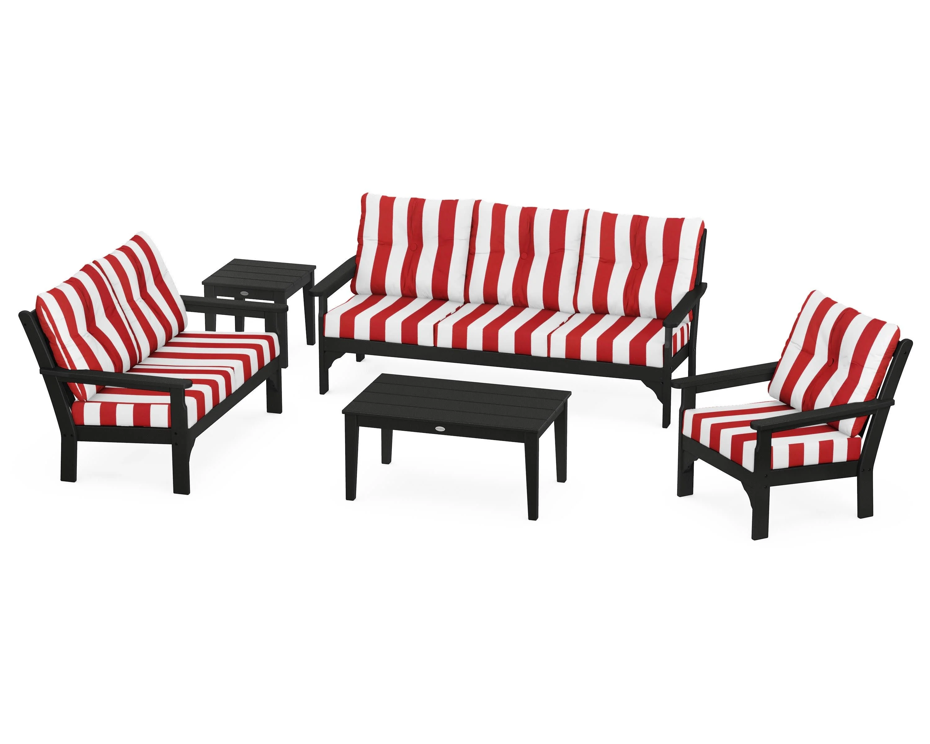 Vineyard 5 Piece Deep Seating Set - Image 100