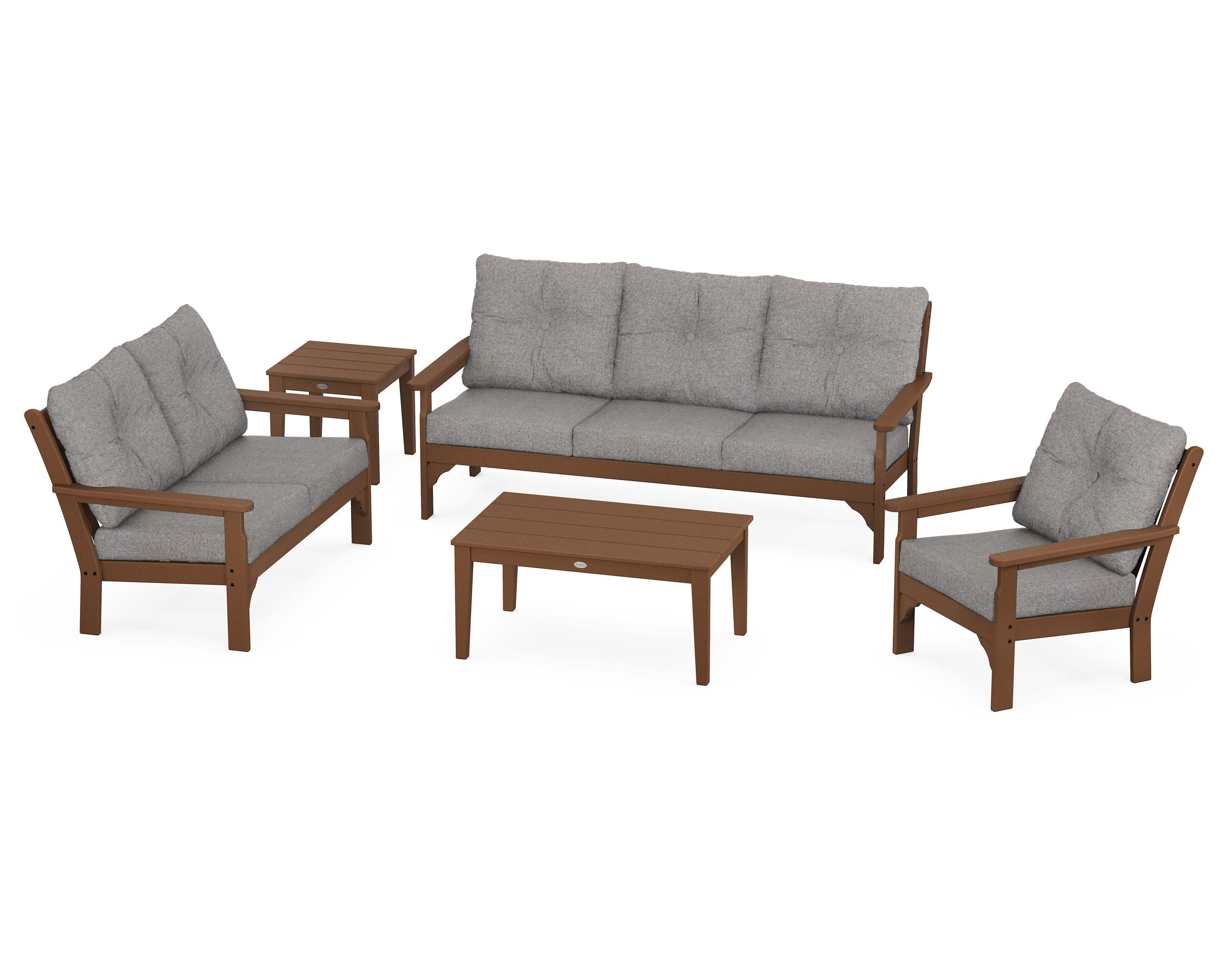 Vineyard 5 Piece Deep Seating Set - Image 16