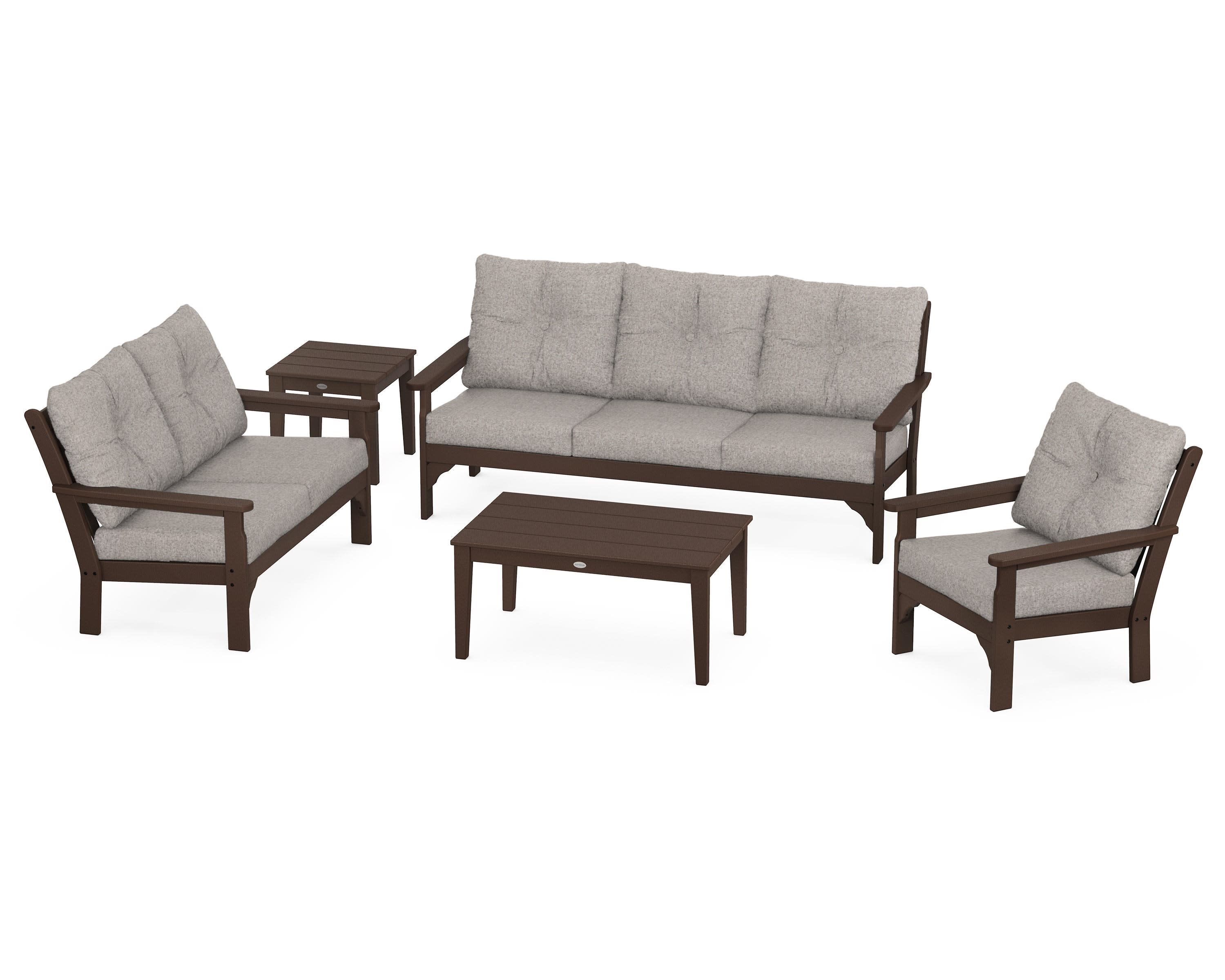 Vineyard 5 Piece Deep Seating Set - Image 17