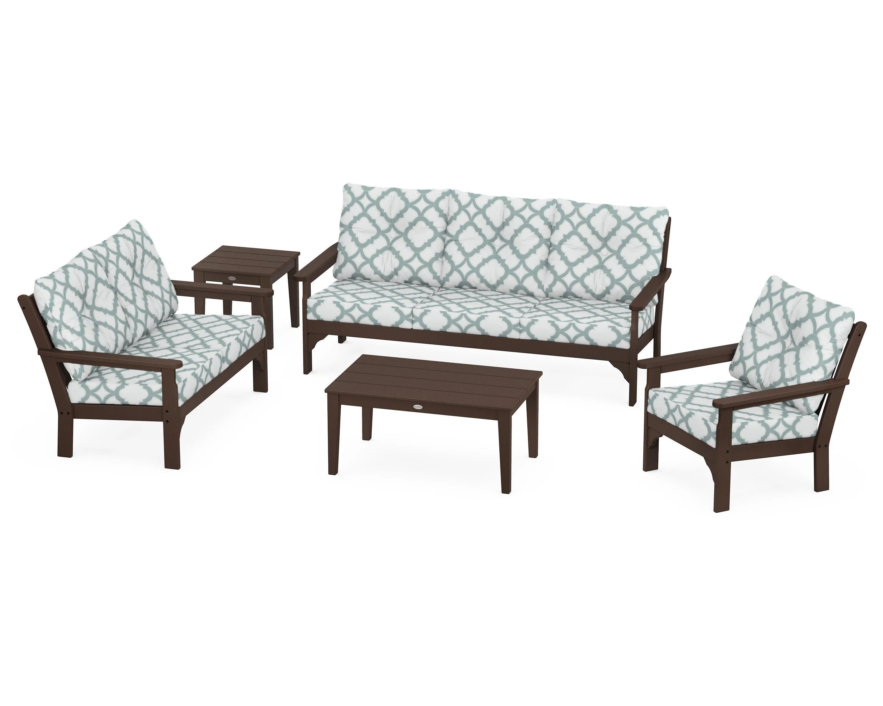 Vineyard 5 Piece Deep Seating Set - Image 2