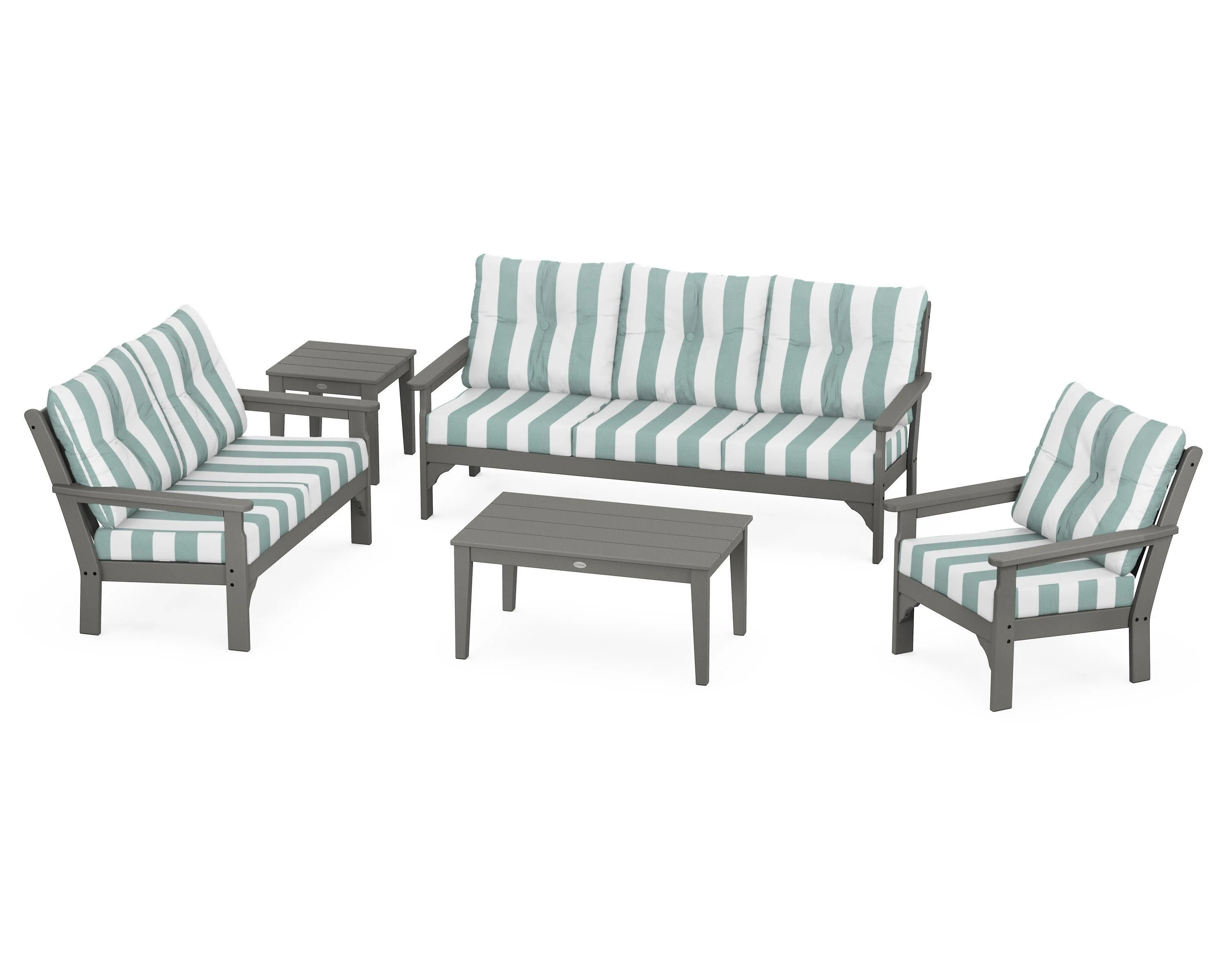 Vineyard 5 Piece Deep Seating Set - Image 20