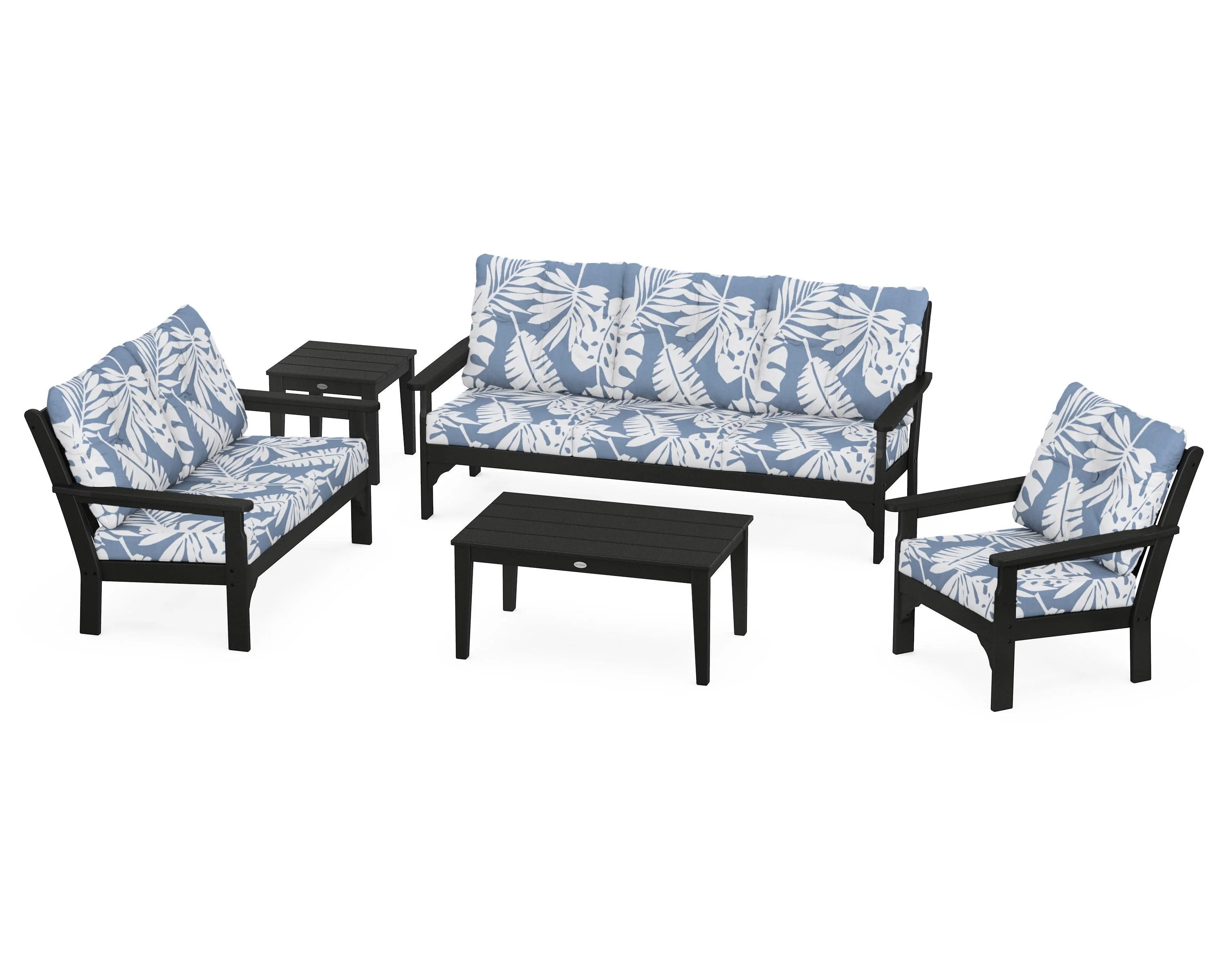 Vineyard 5 Piece Deep Seating Set - Image 25