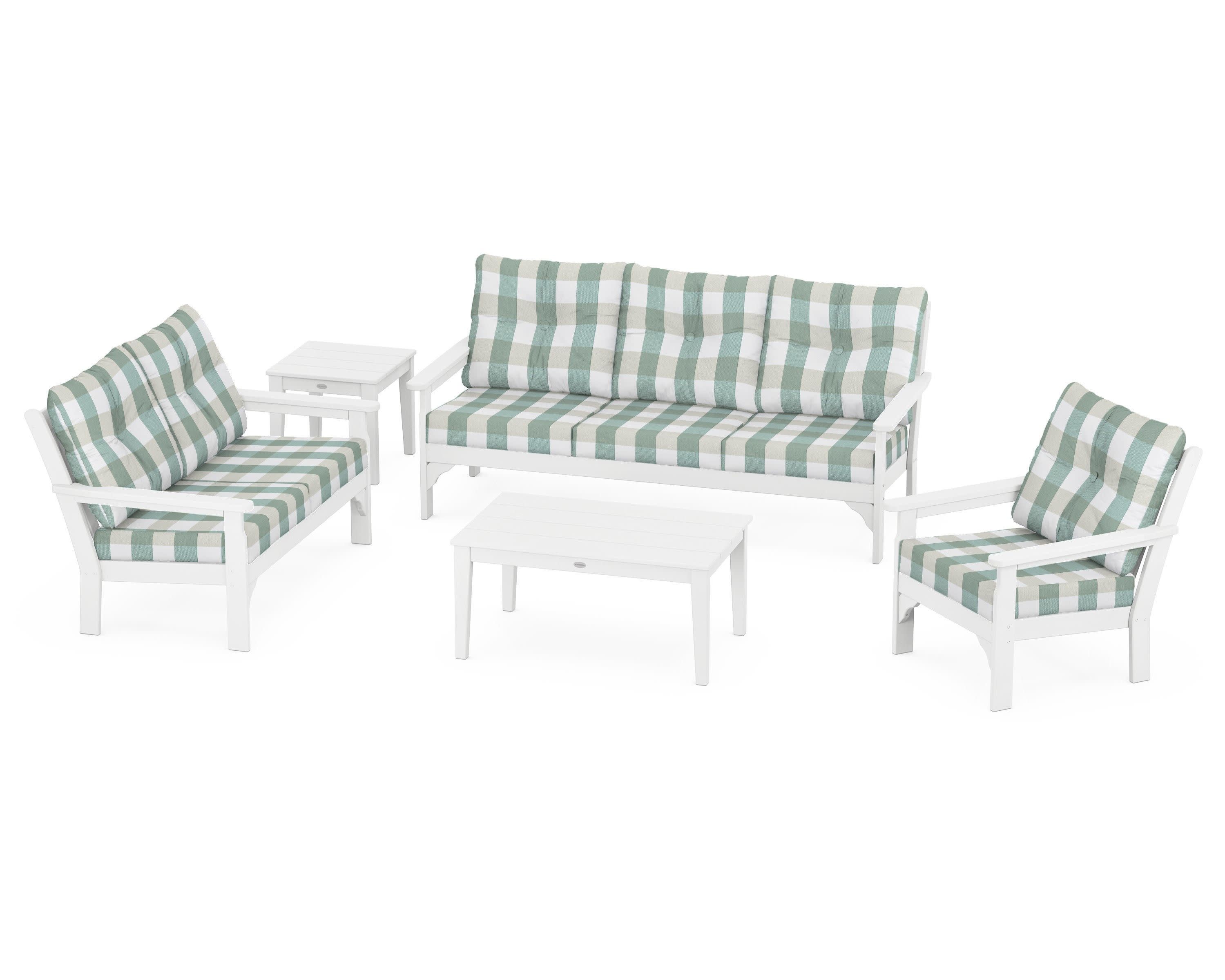 Vineyard 5 Piece Deep Seating Set - Image 32