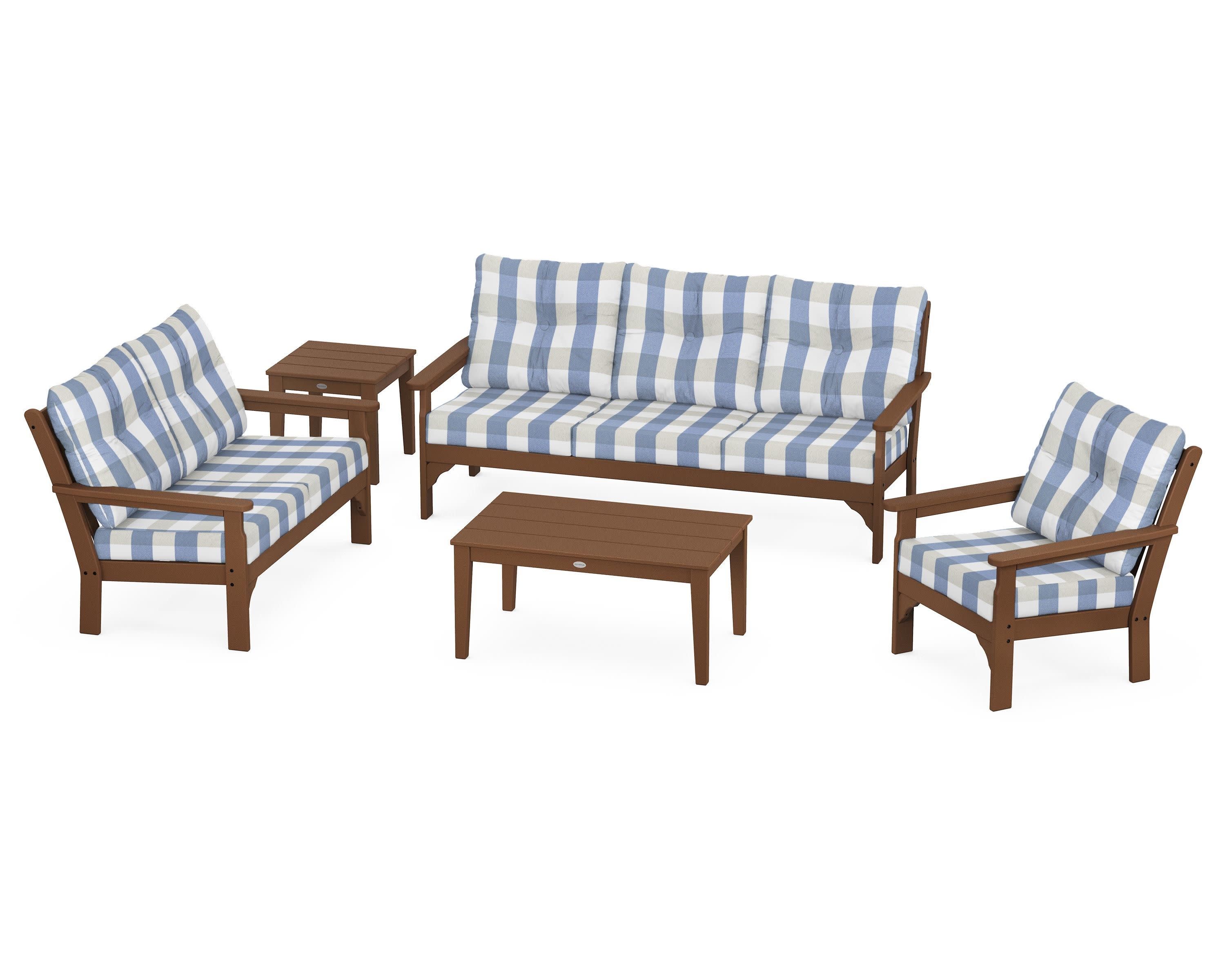 Vineyard 5 Piece Deep Seating Set - Image 34