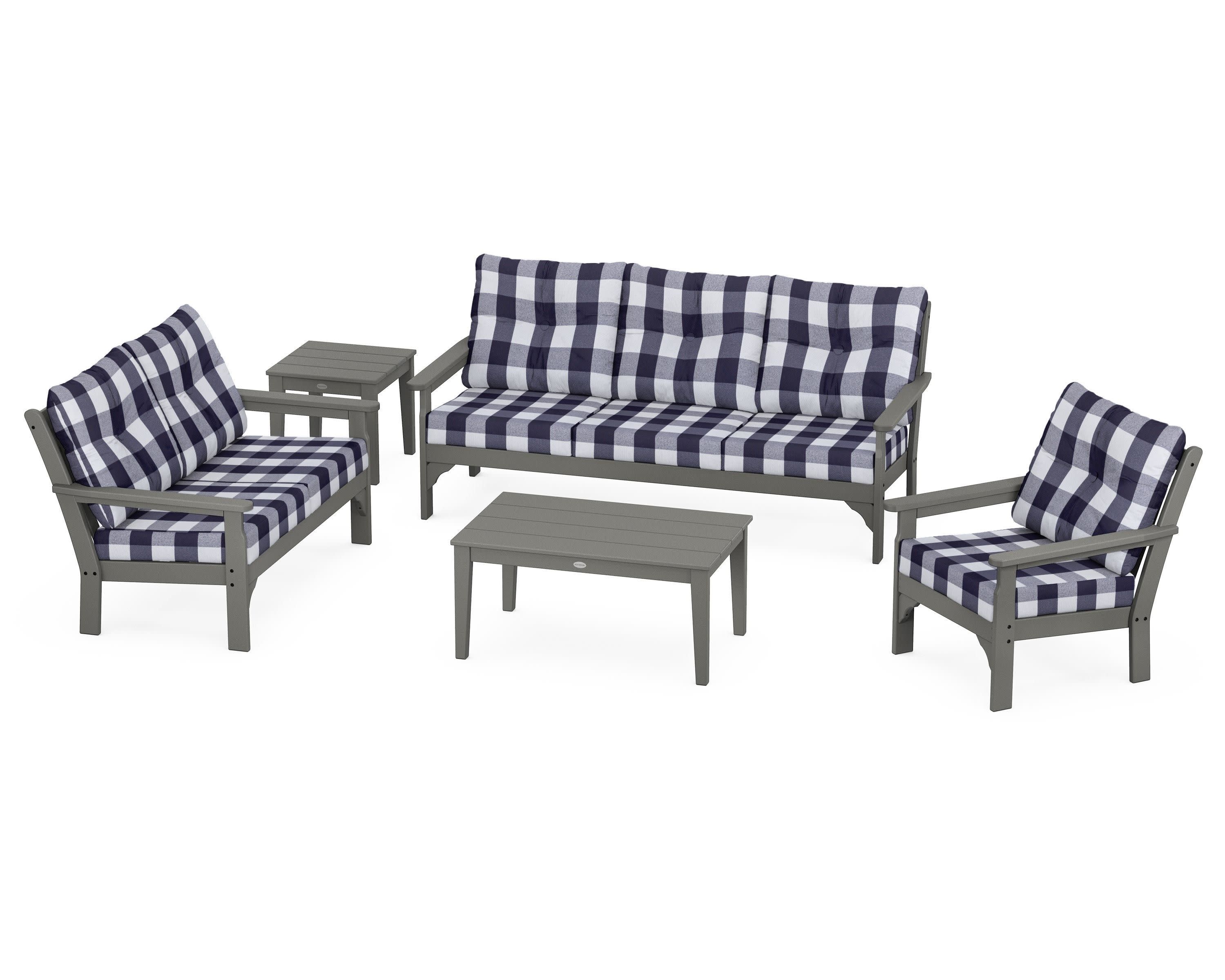 Vineyard 5 Piece Deep Seating Set - Image 38