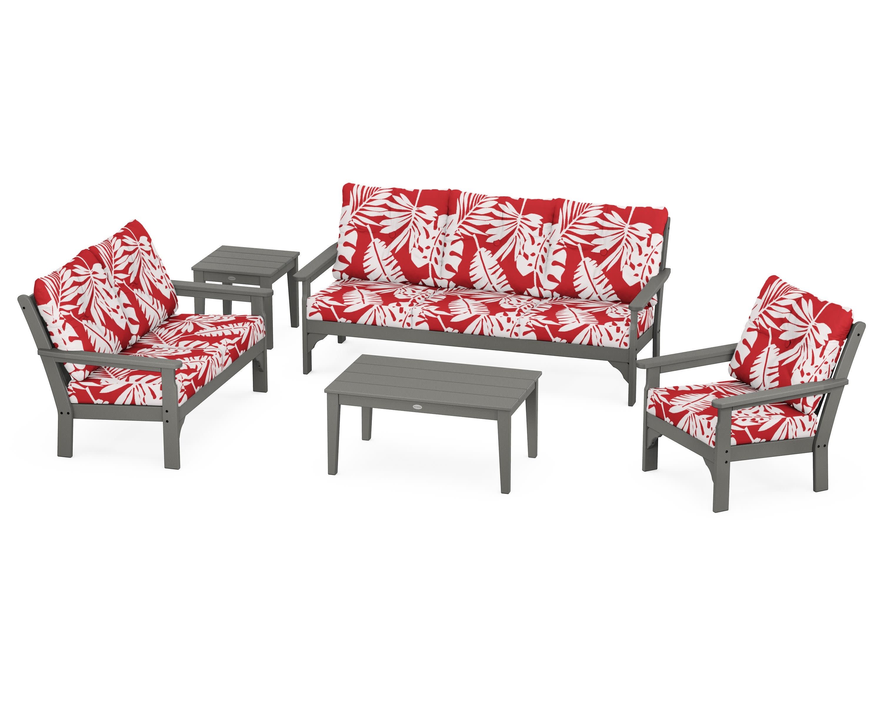 Vineyard 5 Piece Deep Seating Set - Image 39