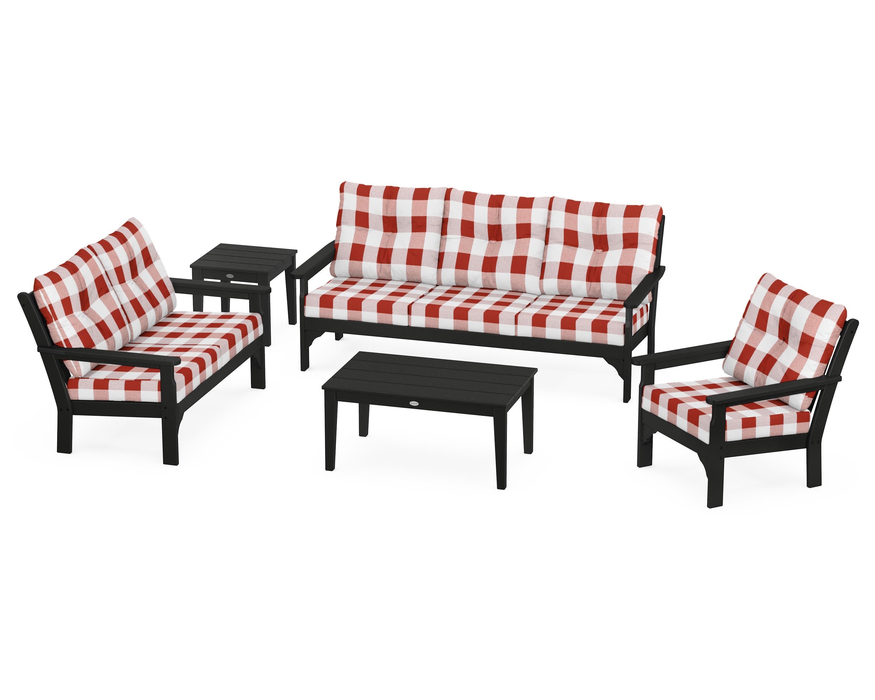 Vineyard 5 Piece Deep Seating Set - Image 41