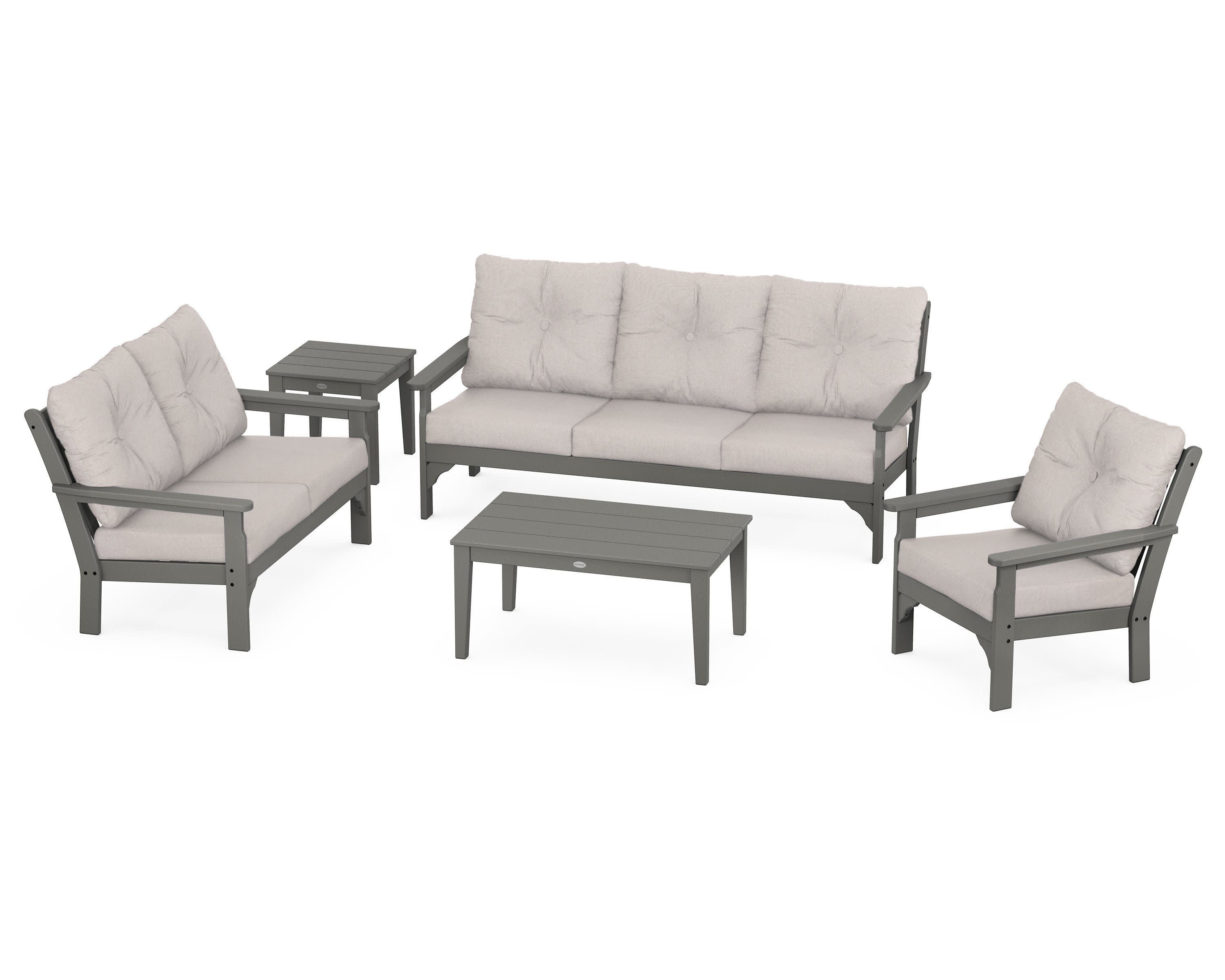 Vineyard 5 Piece Deep Seating Set - Image 44