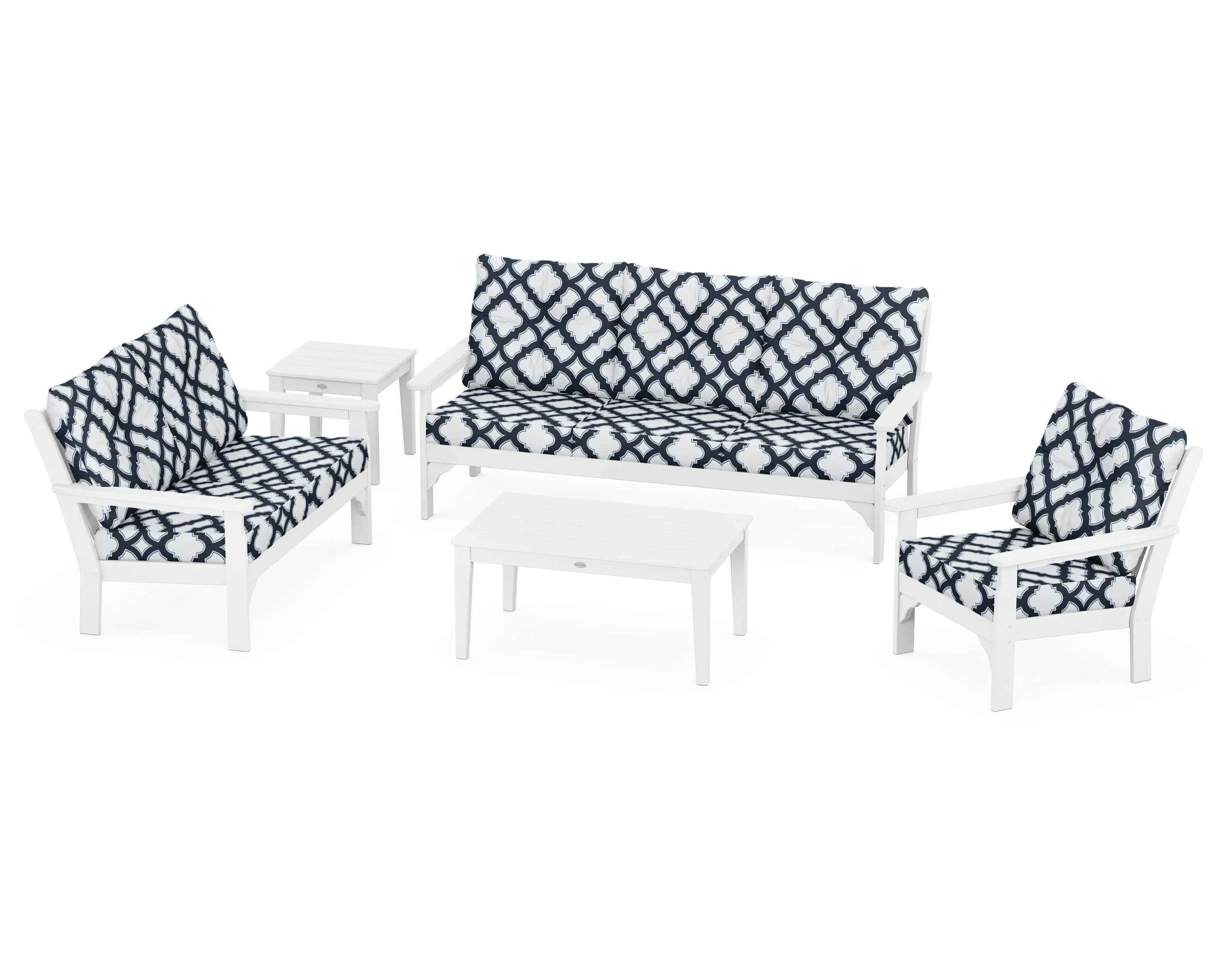 Vineyard 5 Piece Deep Seating Set - Image 49