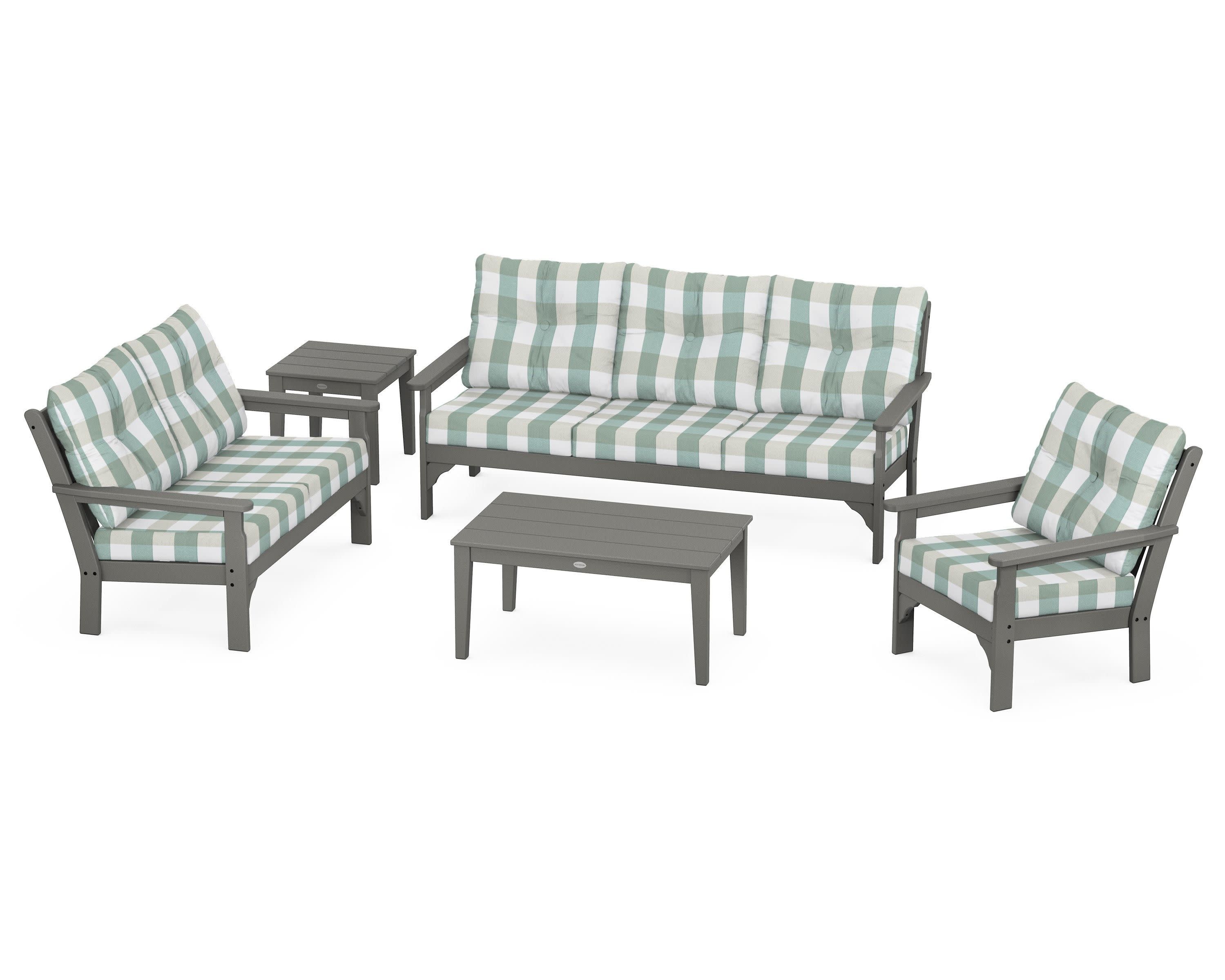 Vineyard 5 Piece Deep Seating Set - Image 55