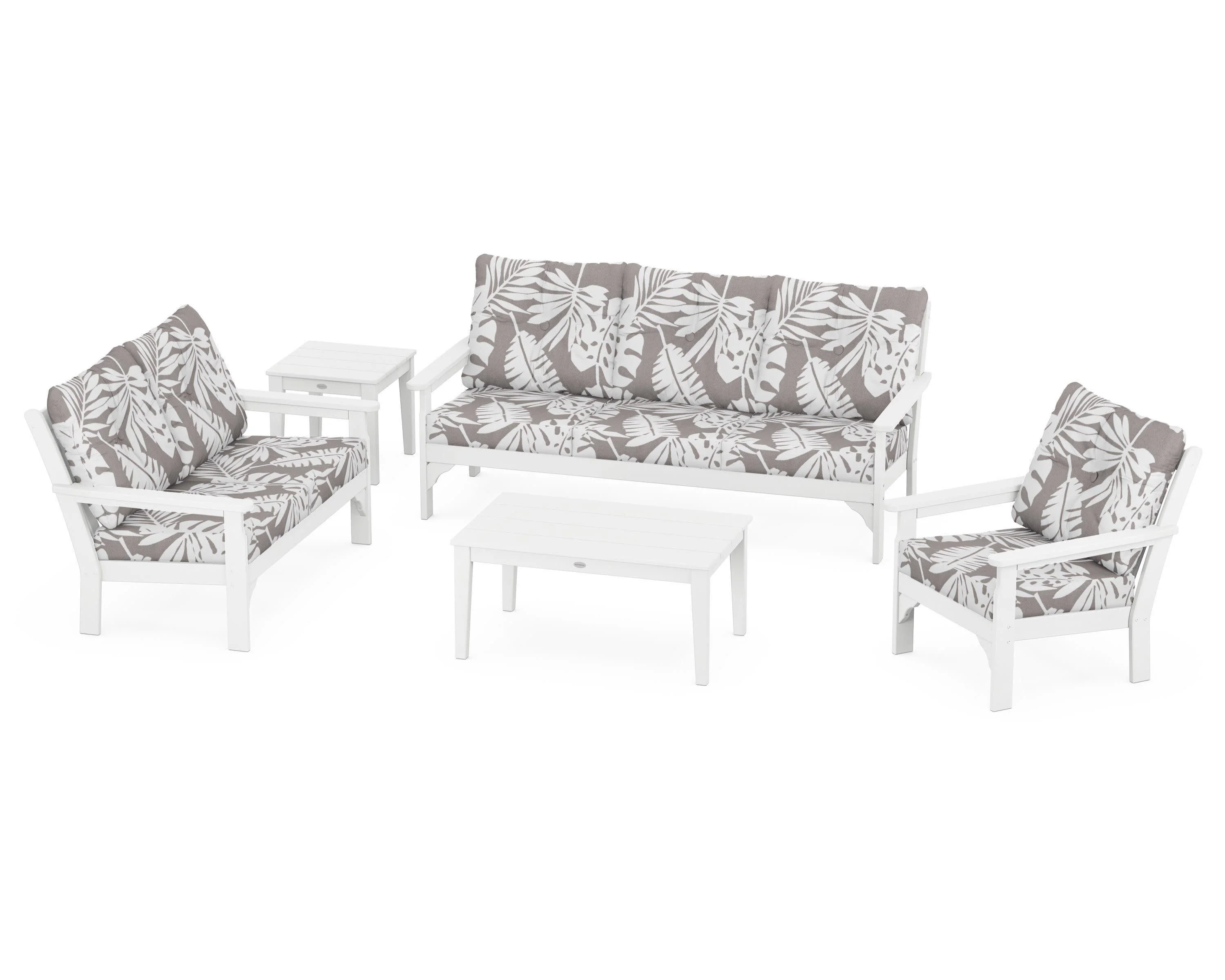 Vineyard 5 Piece Deep Seating Set - Image 7