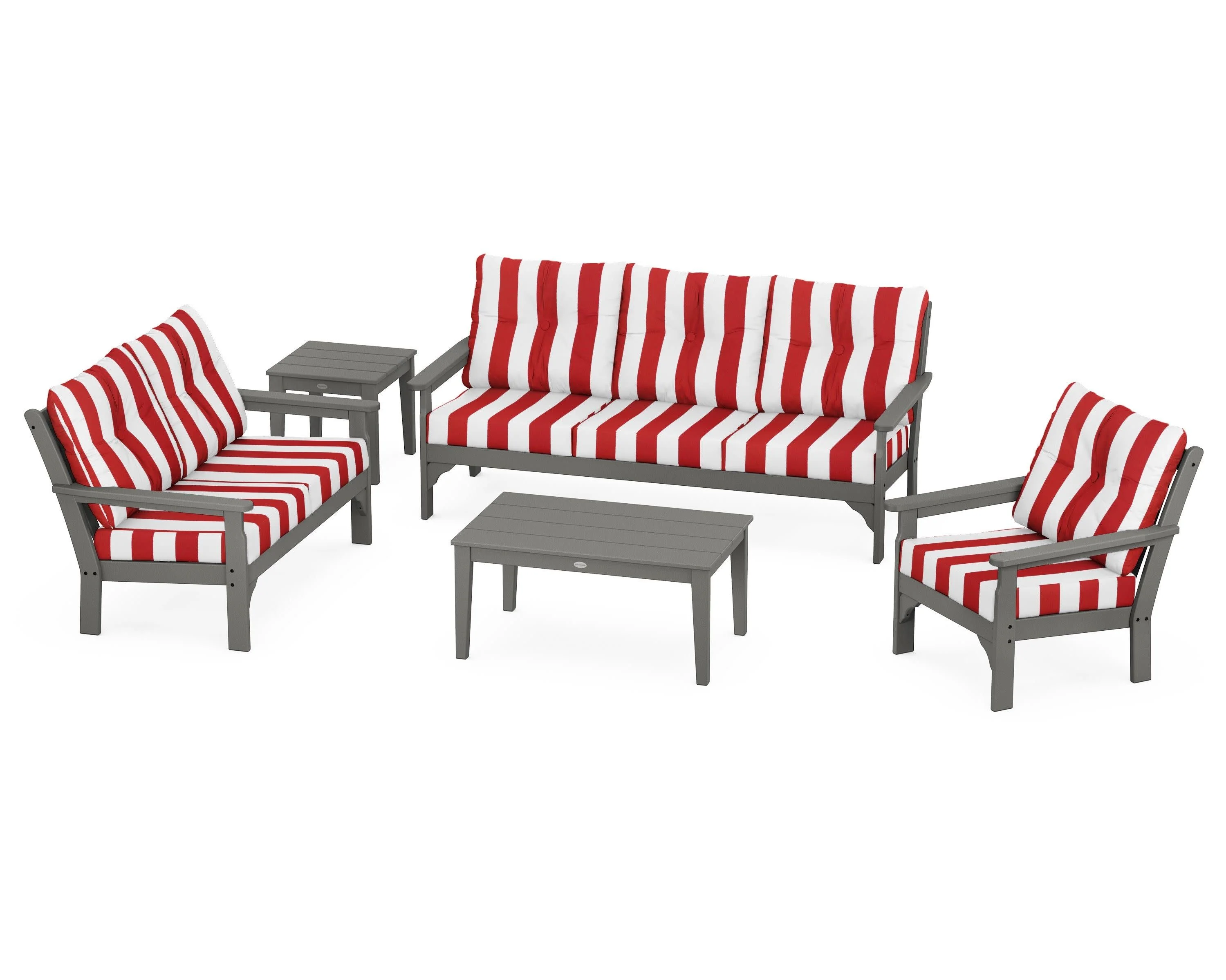 Vineyard 5 Piece Deep Seating Set - Image 70