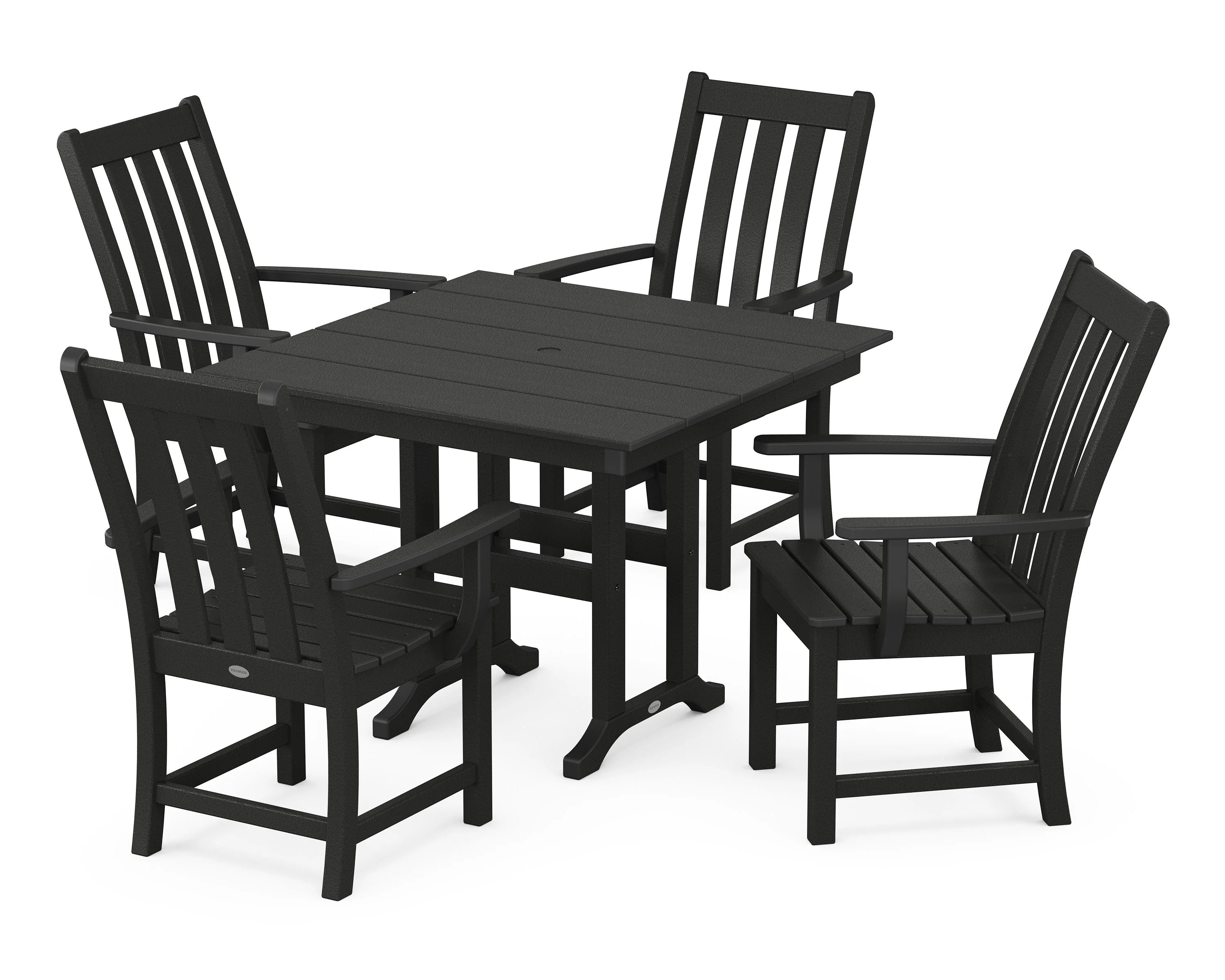 Vineyard 5-Piece Farmhouse Dining Set - Image 11